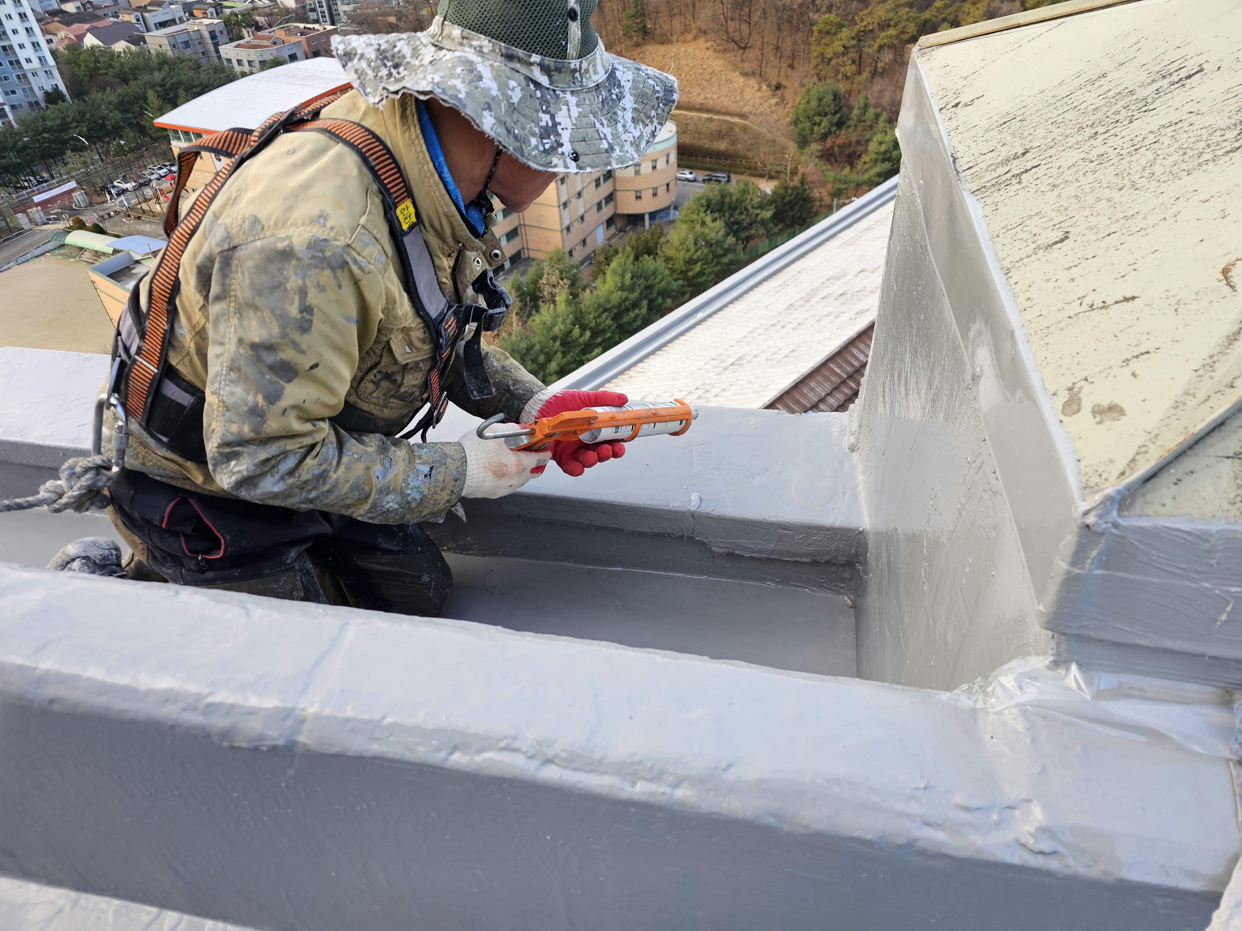 도담마을 푸르지오6차 관리사무소 — 아파트 옥상