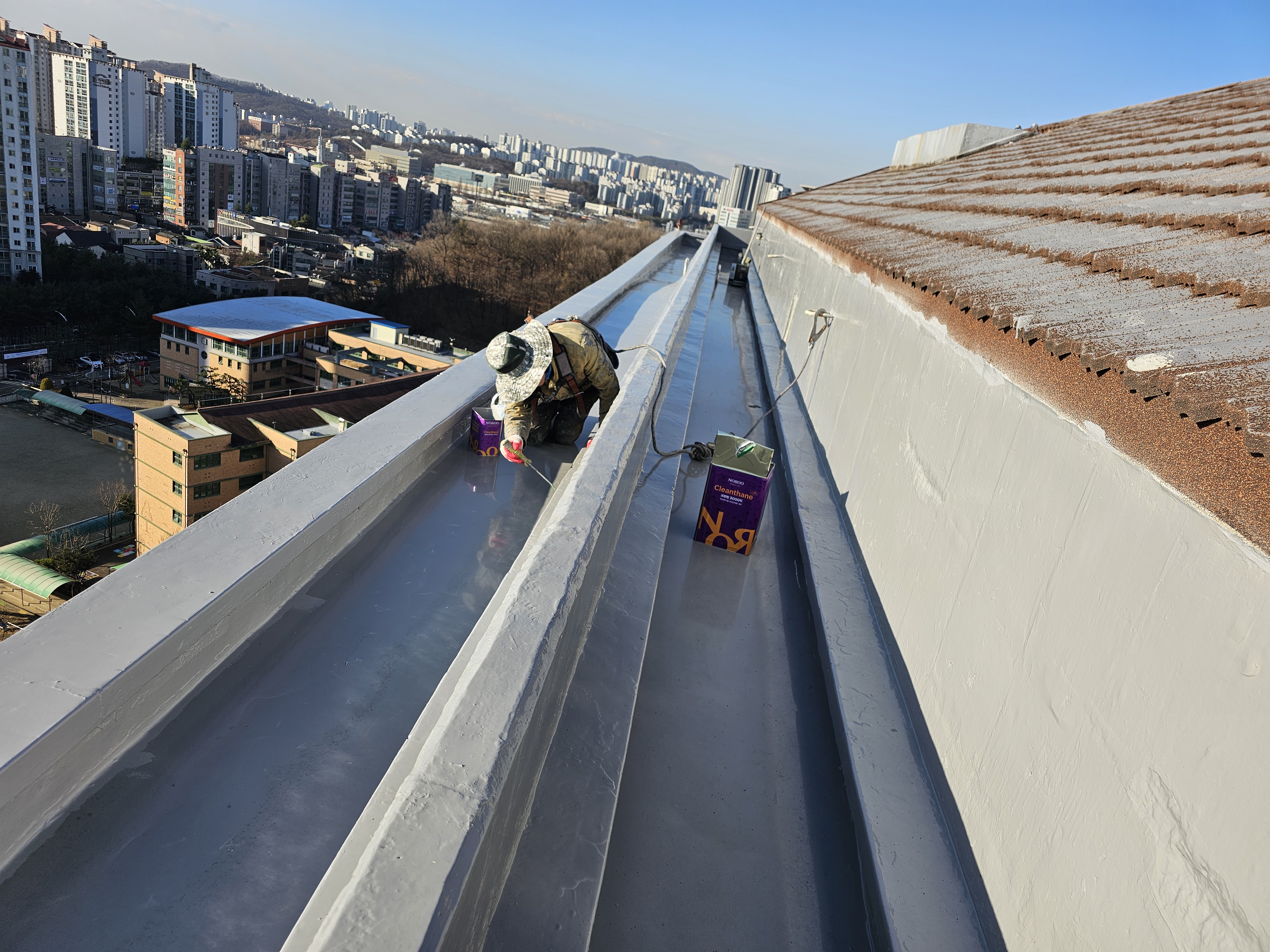 도담마을 푸르지오6차 관리사무소 — 아파트 옥상