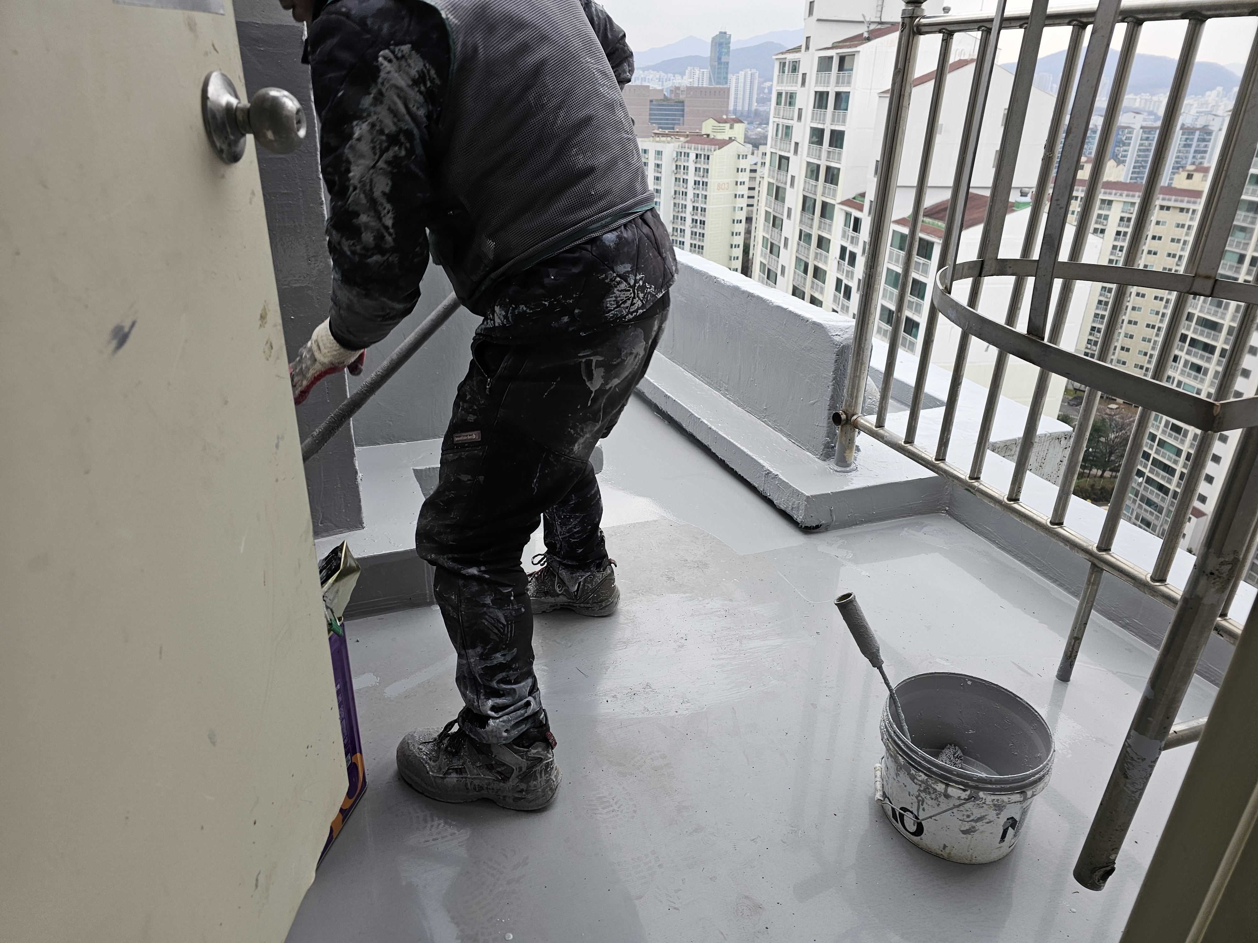 도담마을 푸르지오6차 관리사무소 — 아파트 옥상