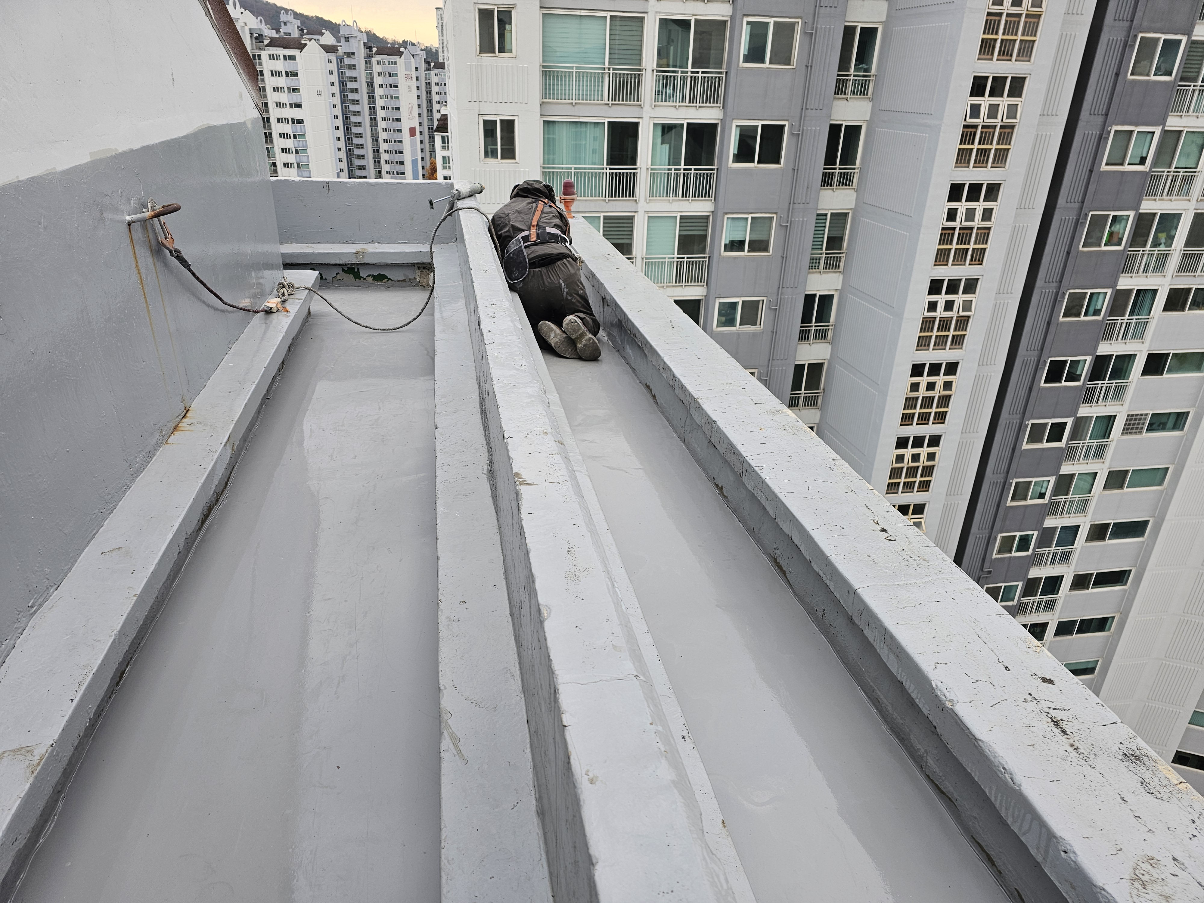 도담마을 푸르지오6차 관리사무소 — 아파트 옥상