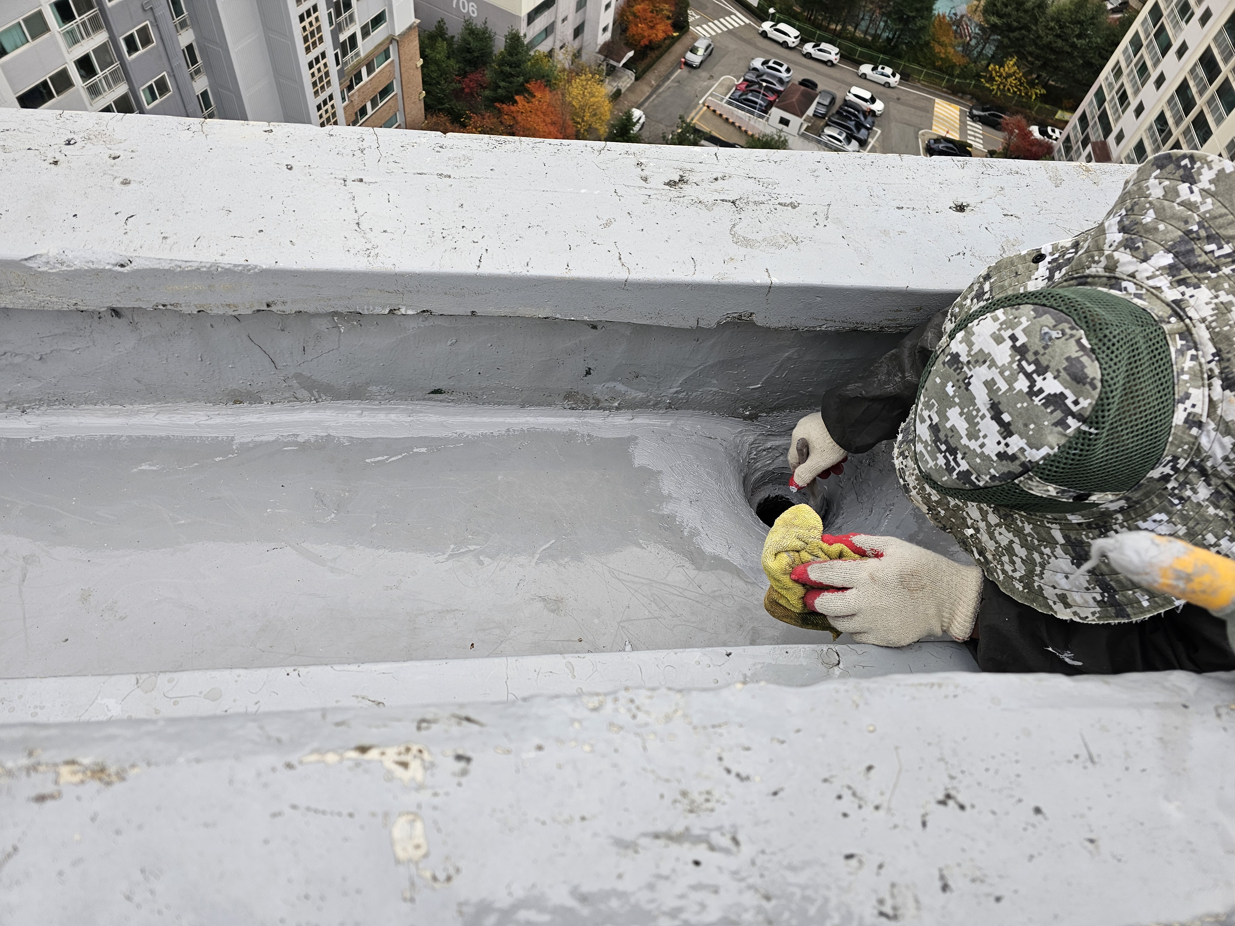 도담마을 푸르지오6차 관리사무소 — 아파트 옥상