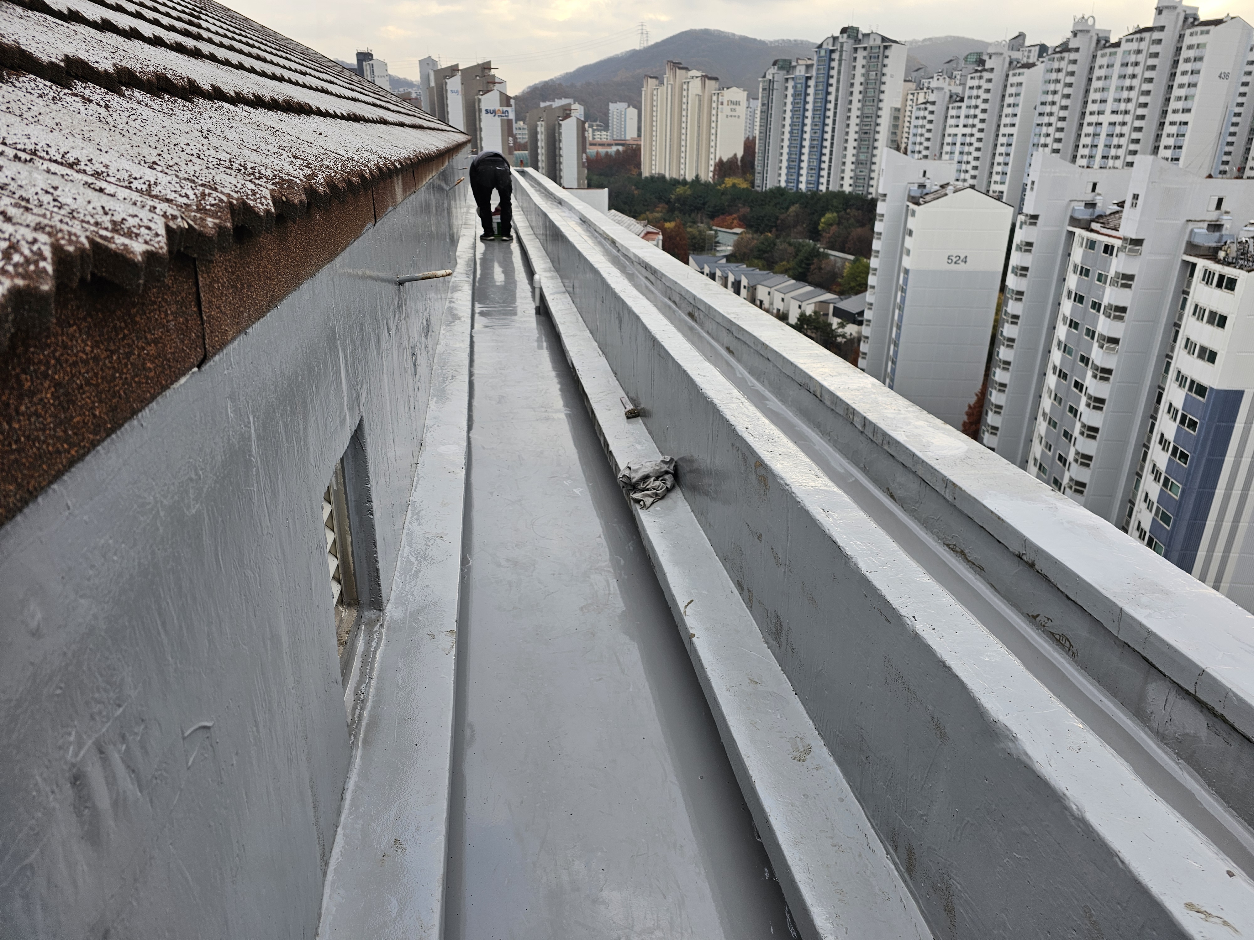 도담마을 푸르지오6차 관리사무소 — 아파트 옥상