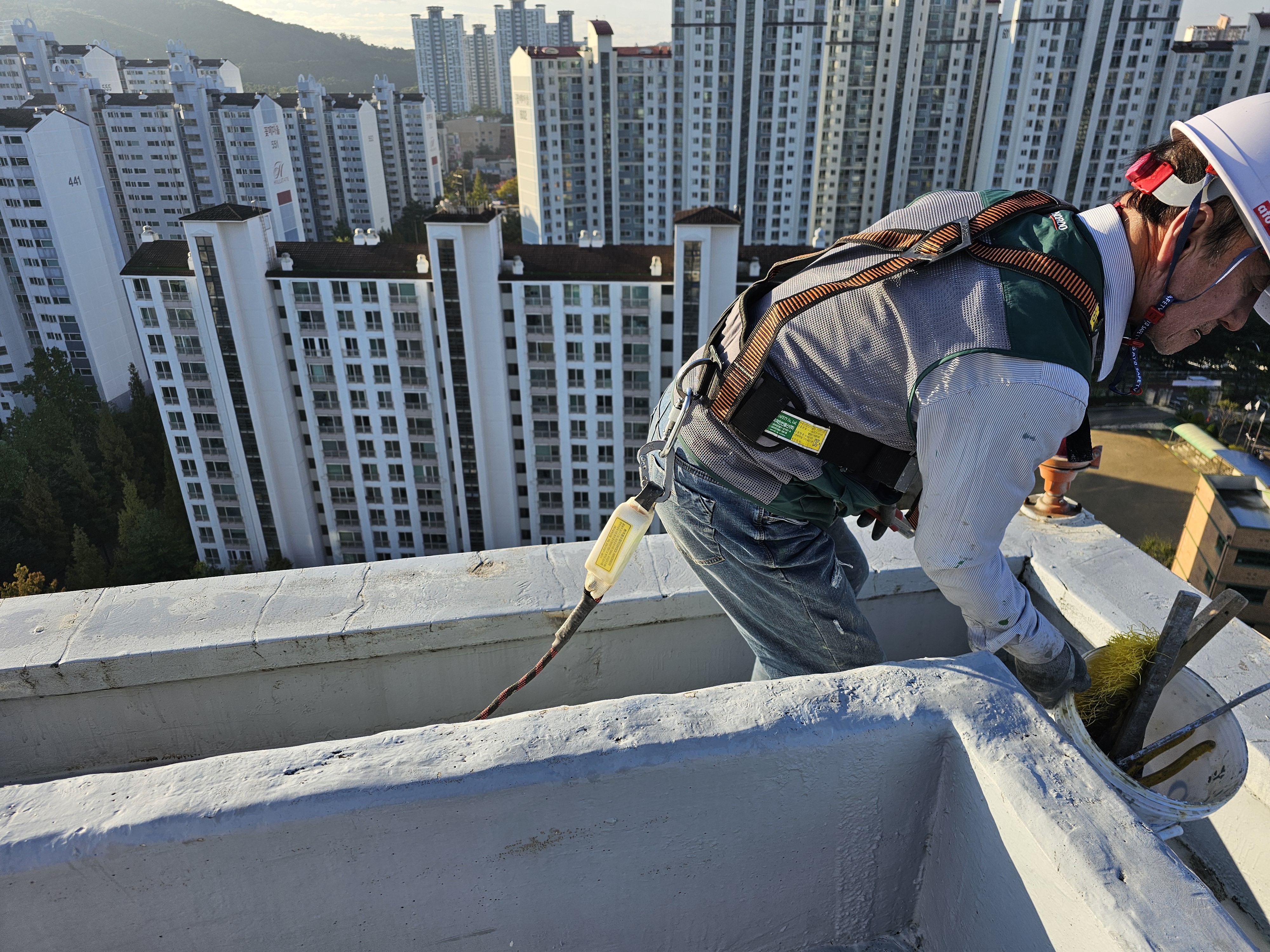 도담마을 푸르지오6차 관리사무소 — 아파트 옥상