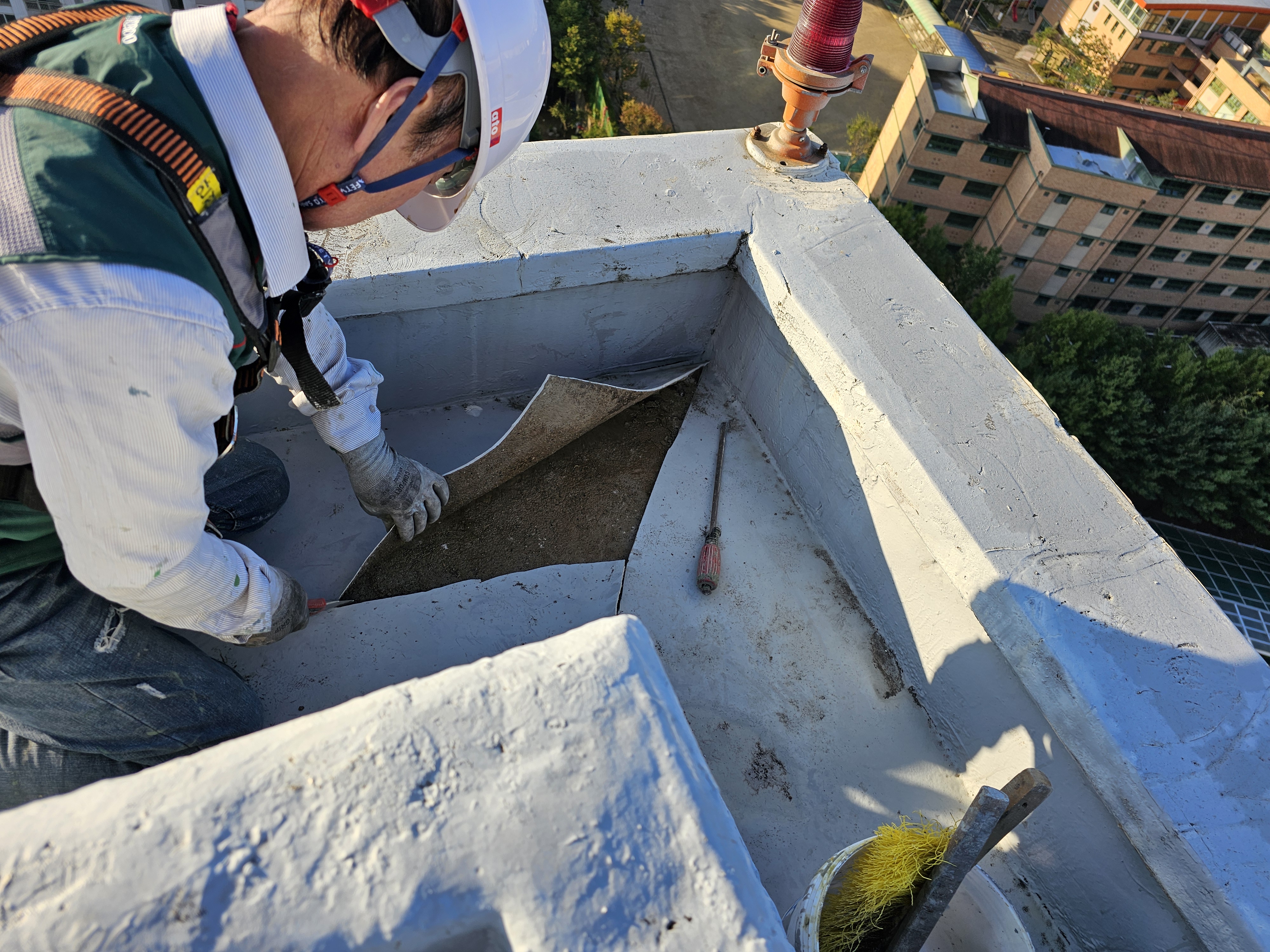 도담마을 푸르지오6차 관리사무소 — 아파트 옥상