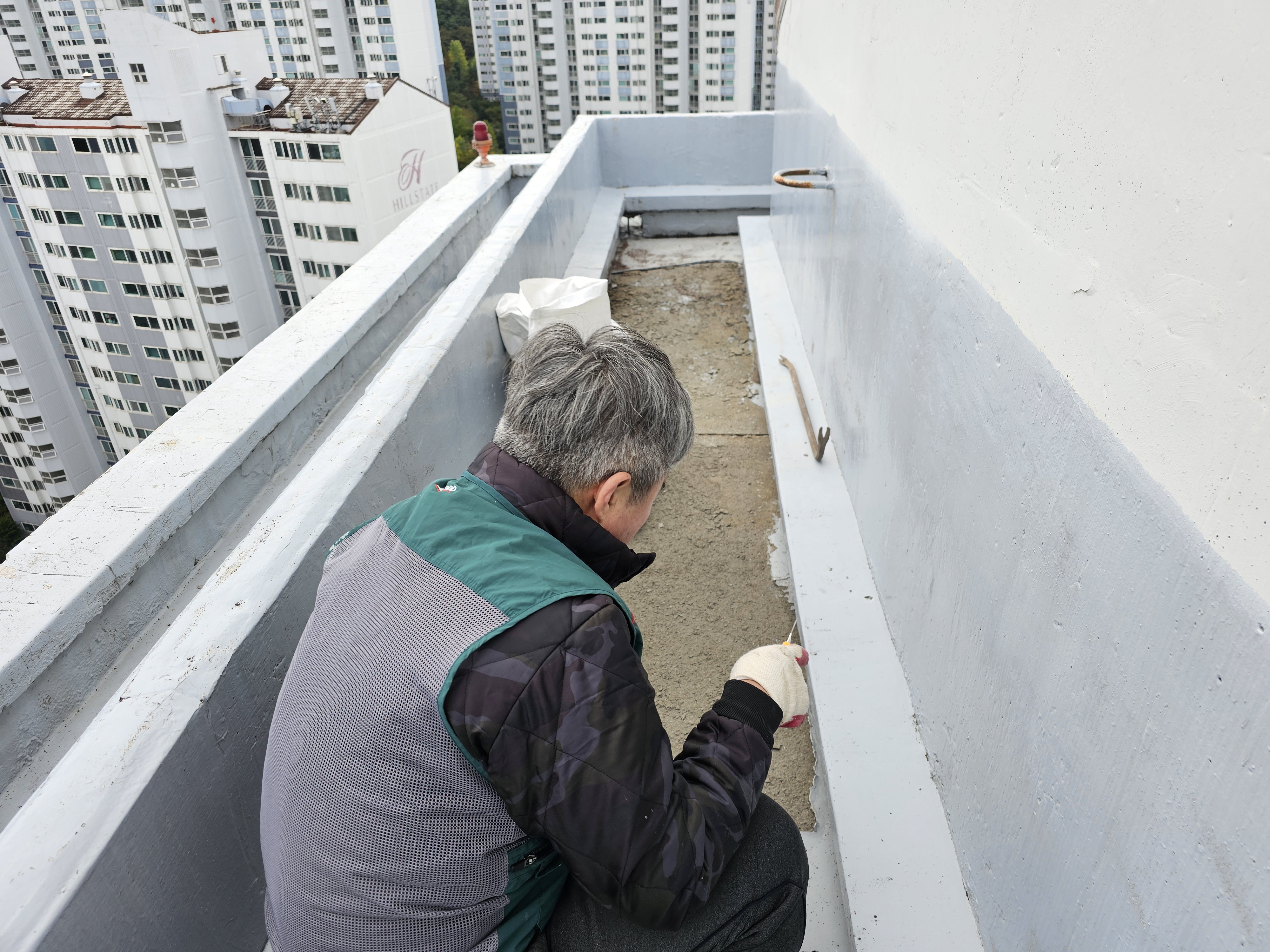 도담마을 푸르지오6차 관리사무소 — 아파트 옥상