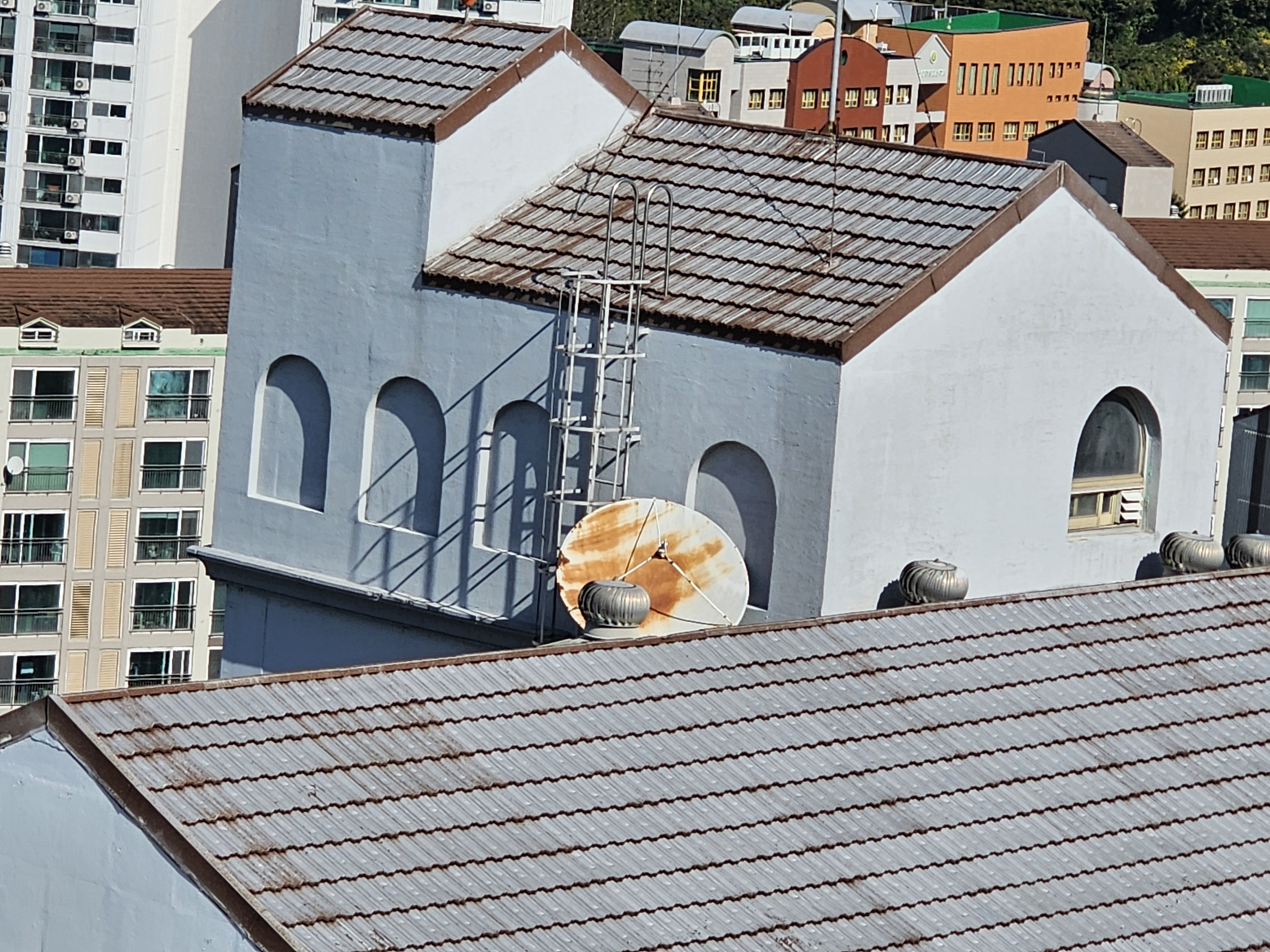 도담마을 푸르지오6차 관리사무소 — 아파트 옥상