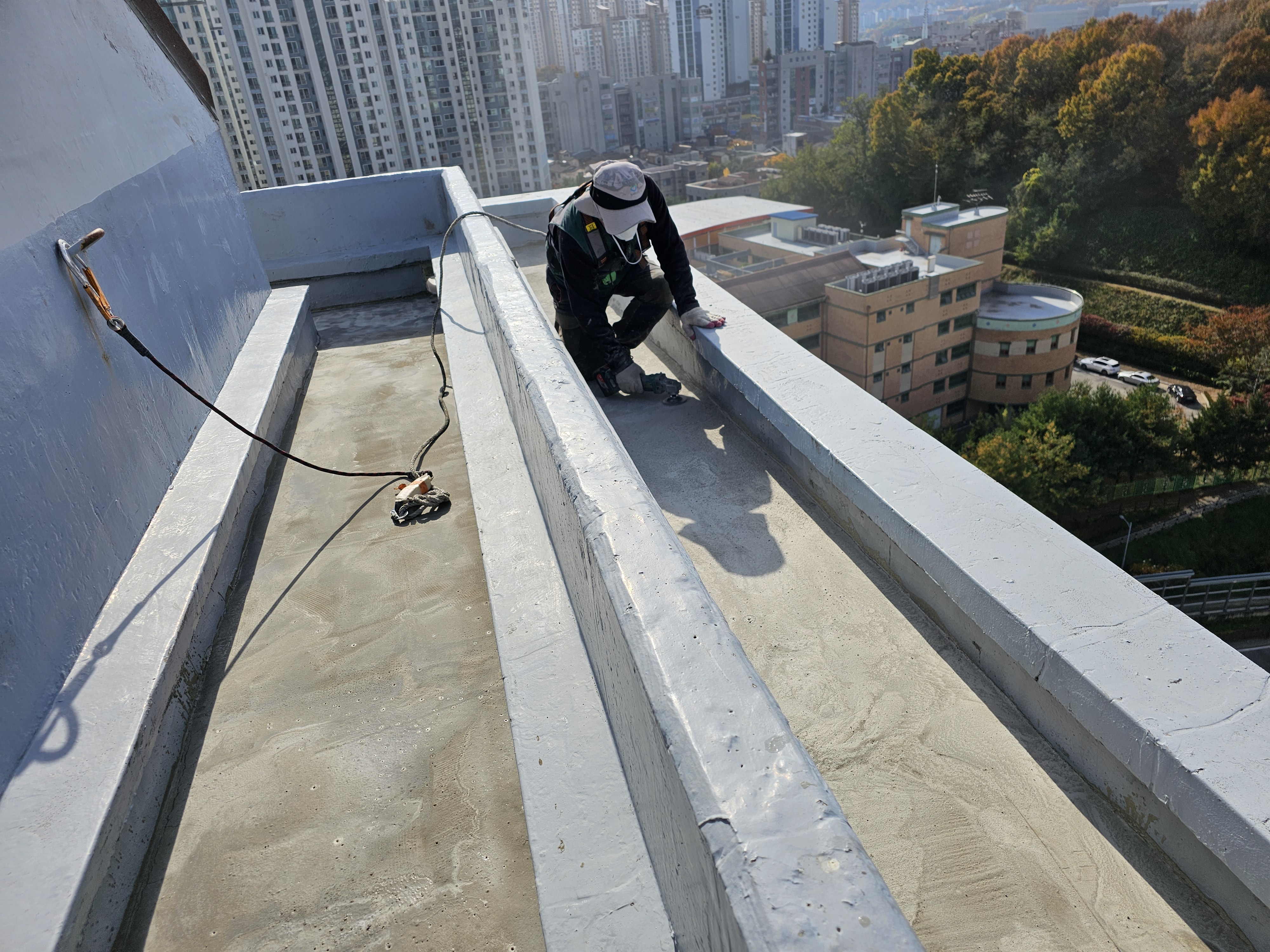 도담마을 푸르지오6차 관리사무소 — 아파트 옥상