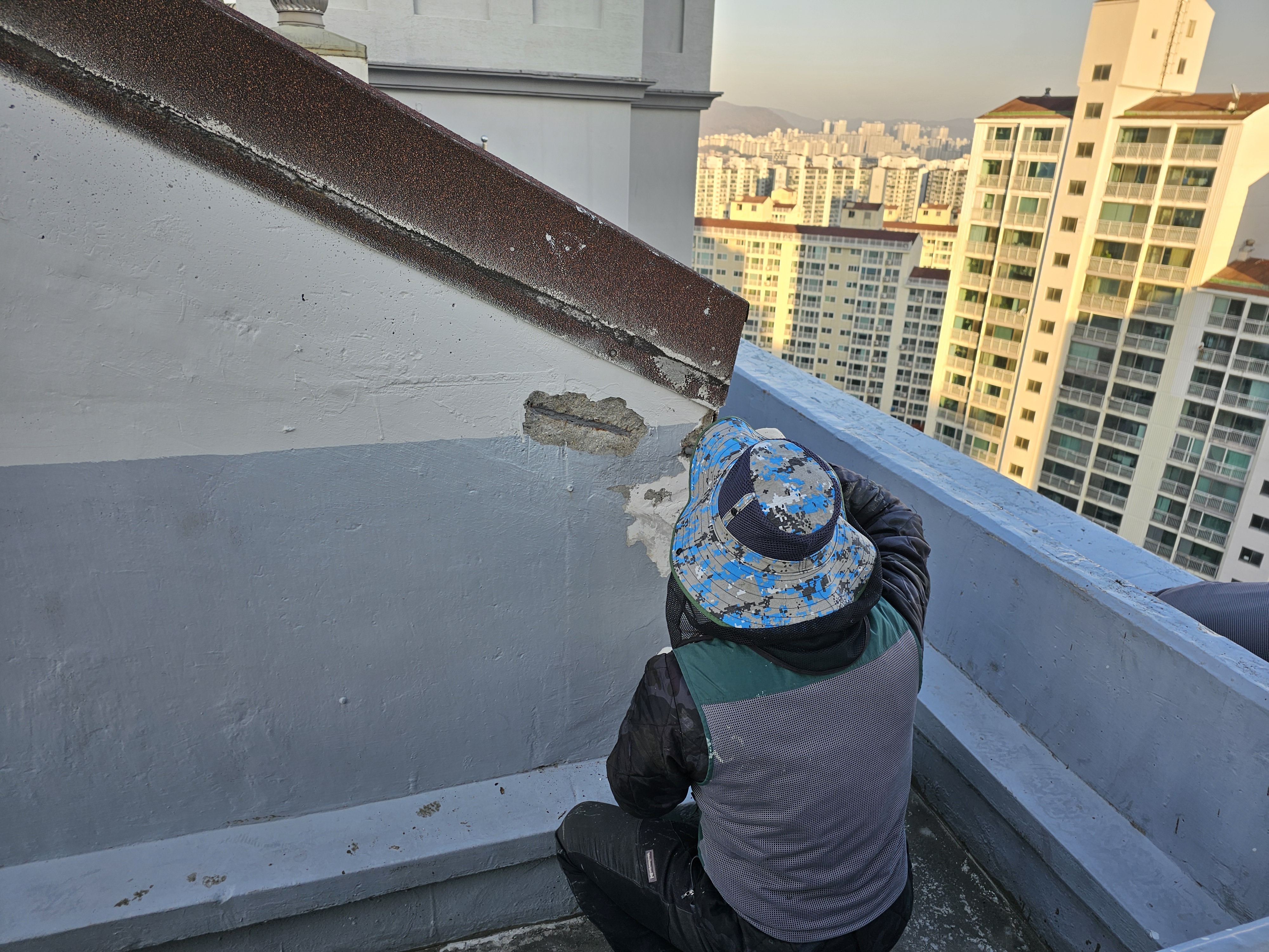 도담마을 푸르지오6차 관리사무소 — 아파트 옥상