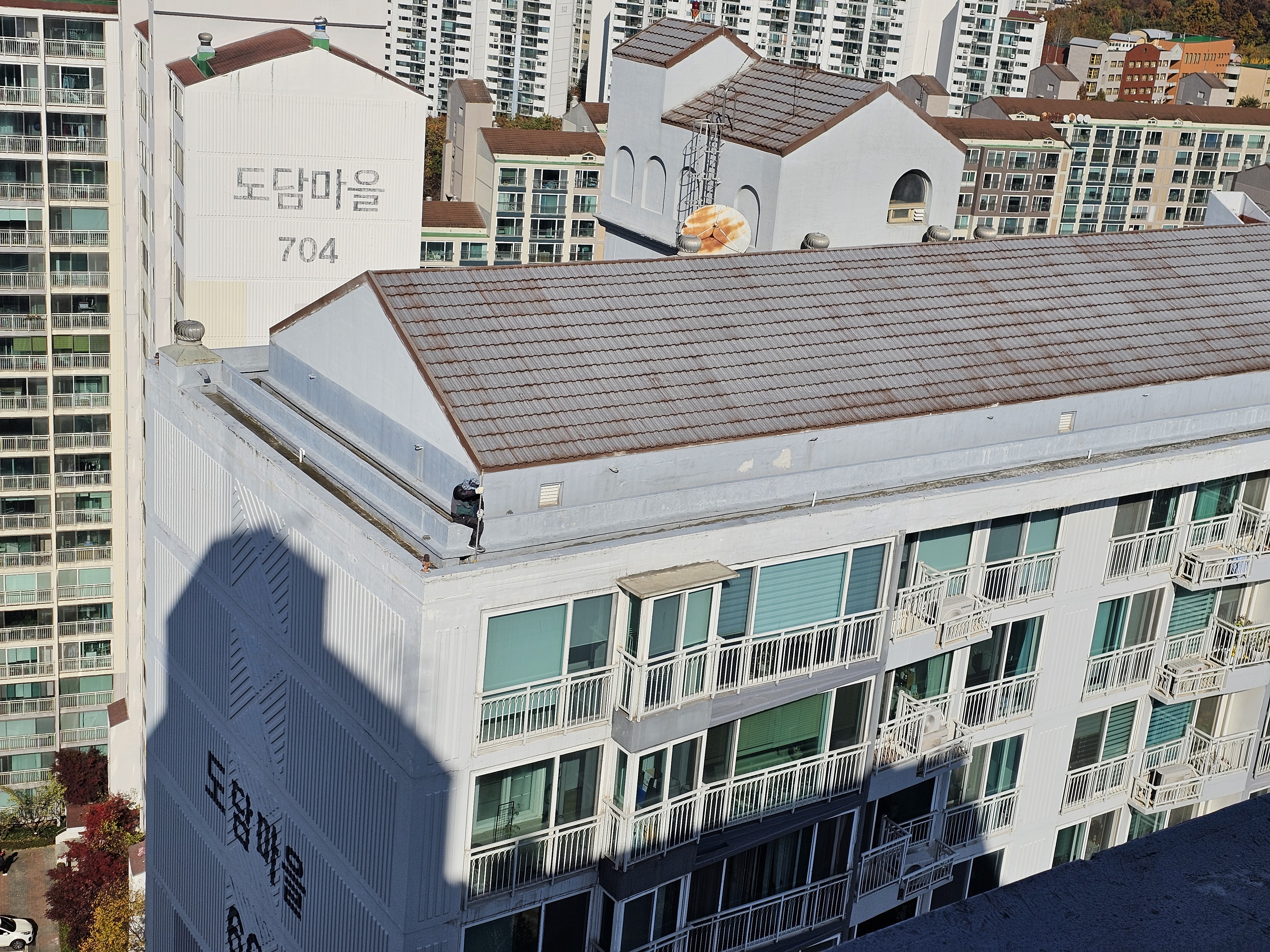 도담마을 푸르지오6차 관리사무소 — 아파트 옥상