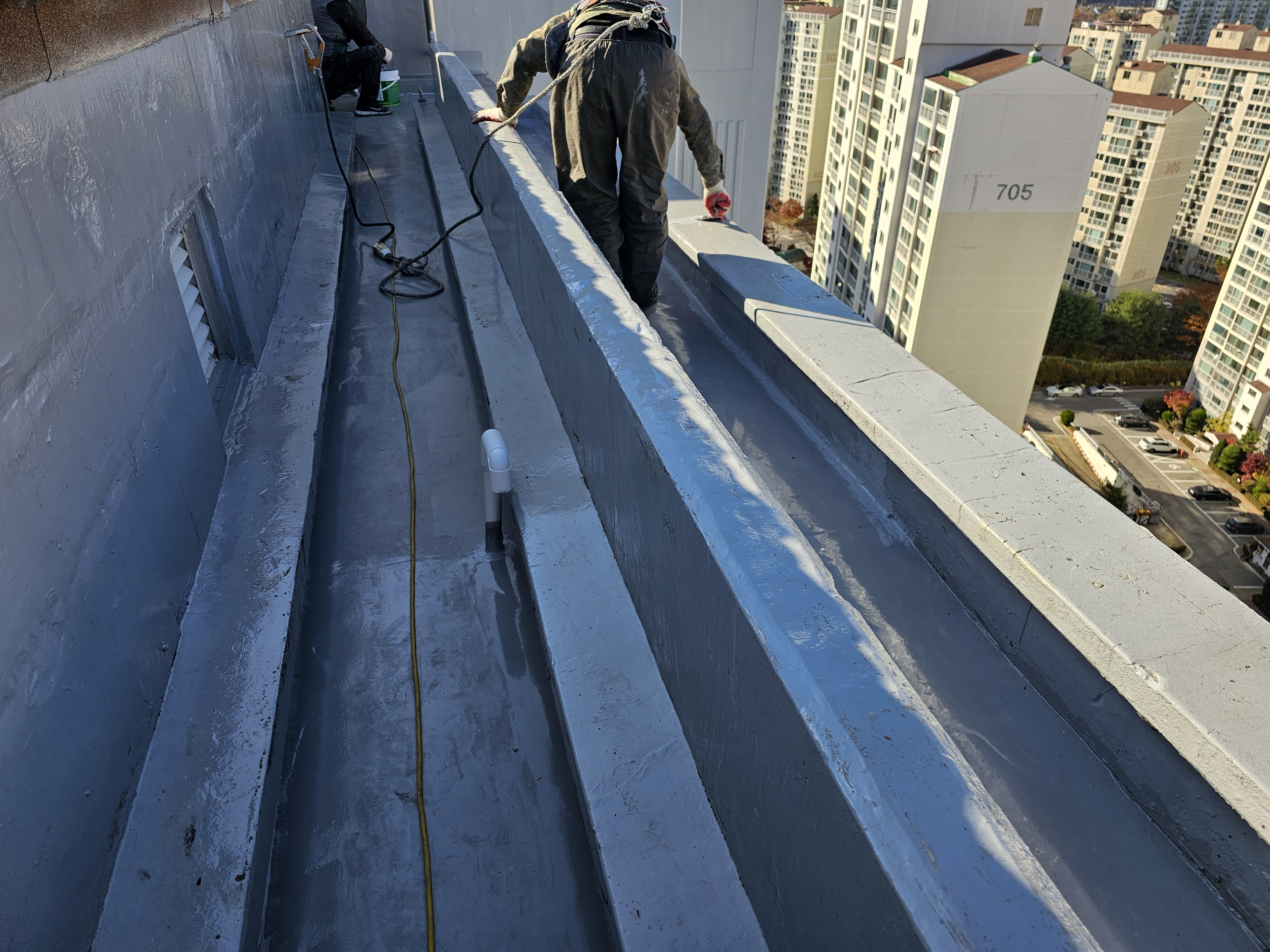 도담마을 푸르지오6차 관리사무소 — 아파트 옥상