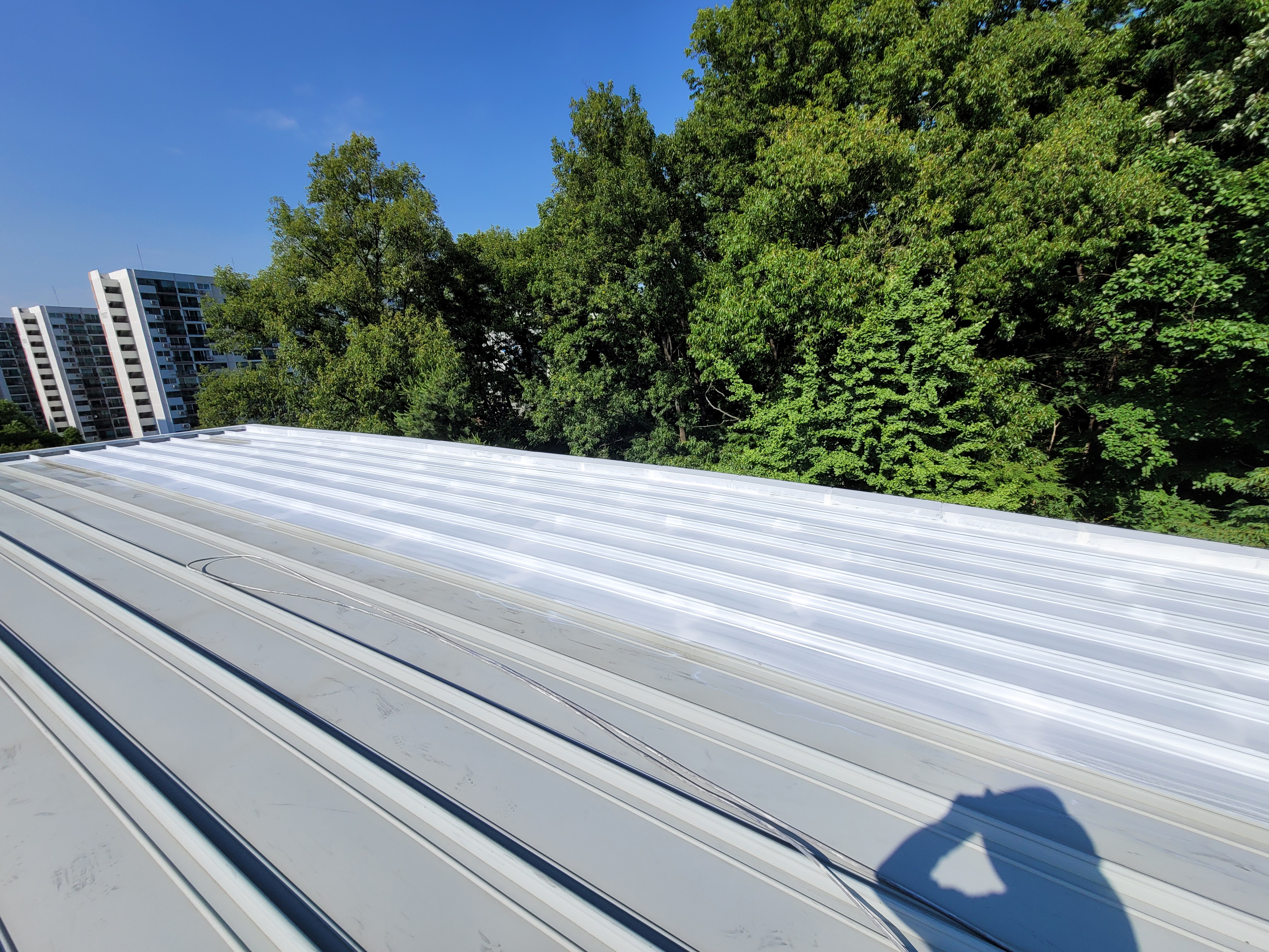 대왕중학교 — 옥상 방수