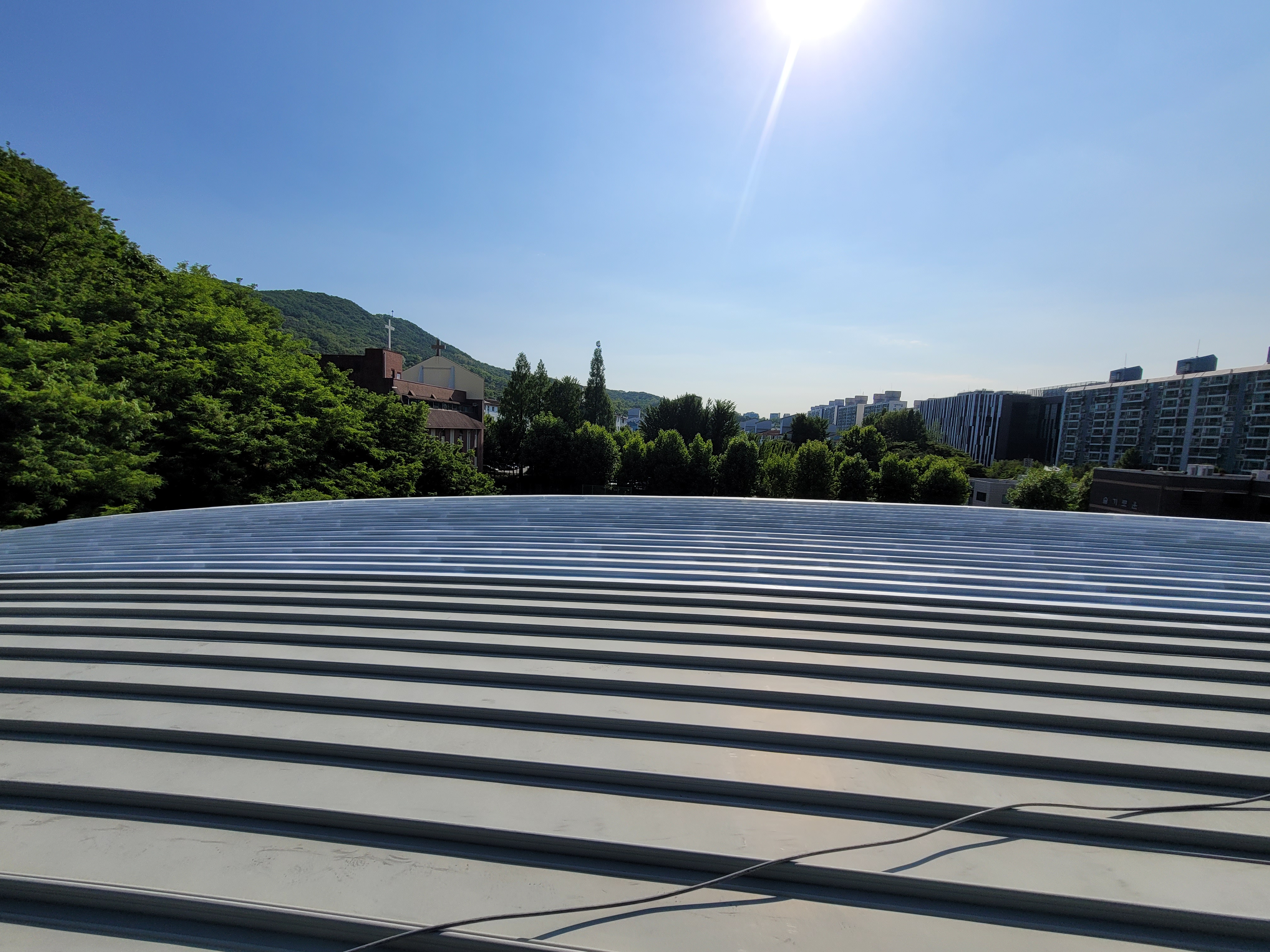 대왕중학교 — 옥상 방수