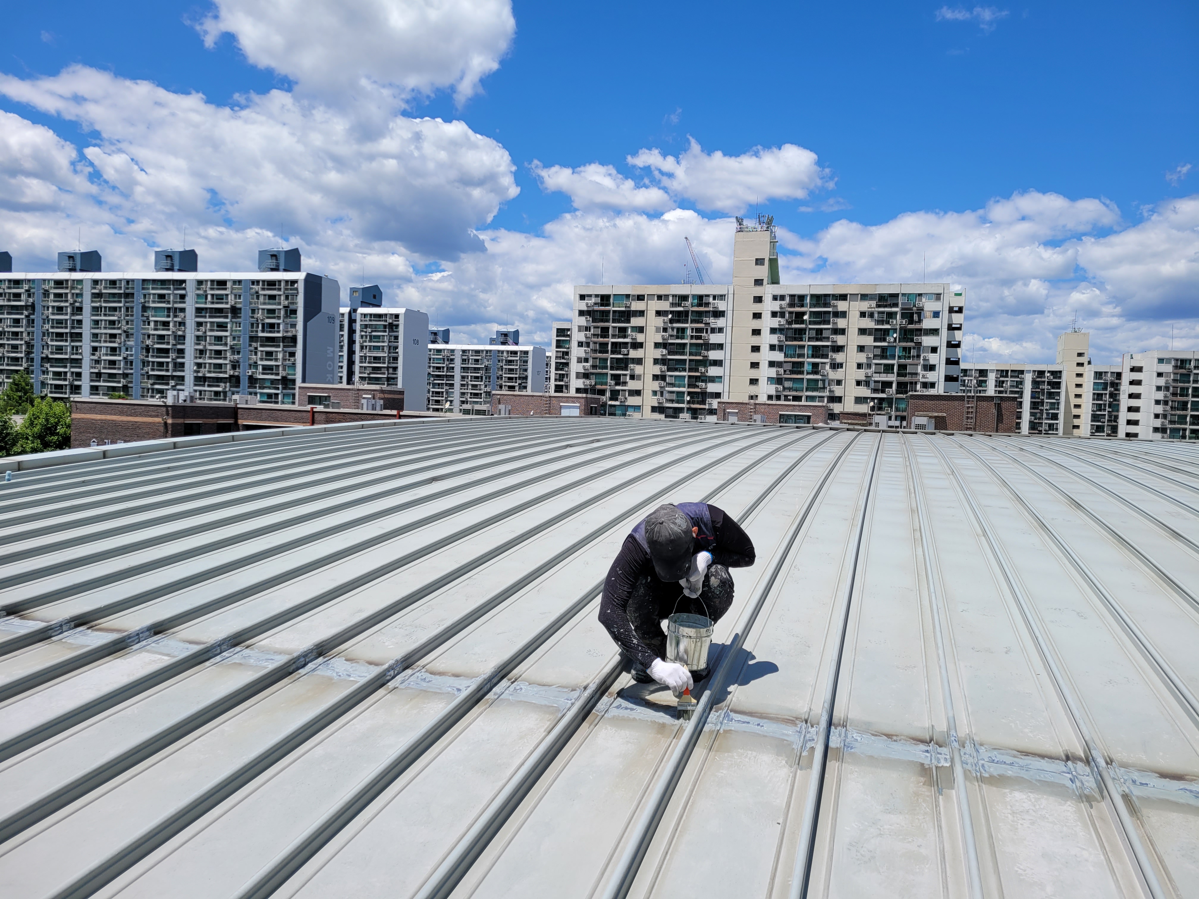 대왕중학교 — 옥상 방수