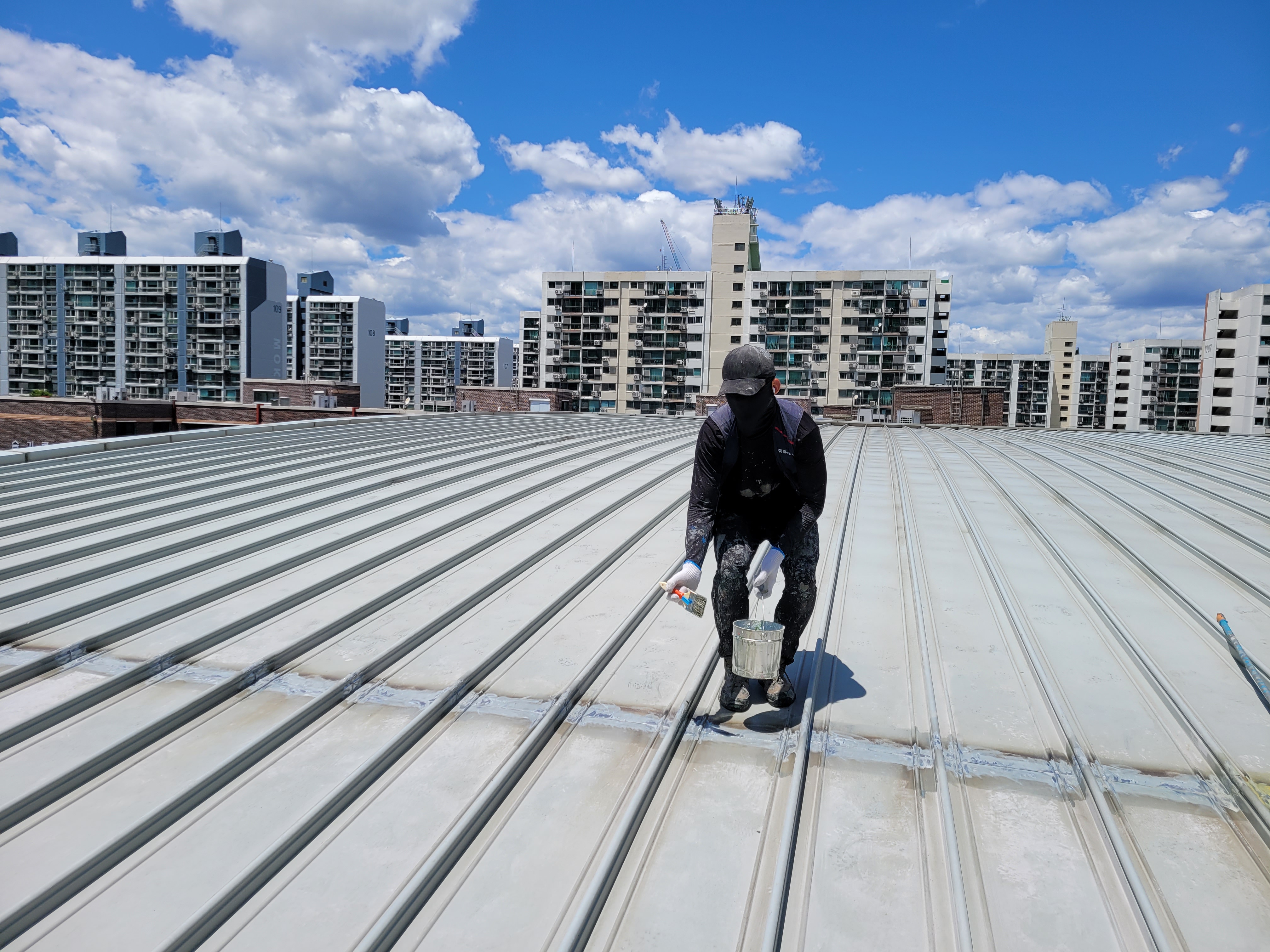 대왕중학교 — 옥상 방수