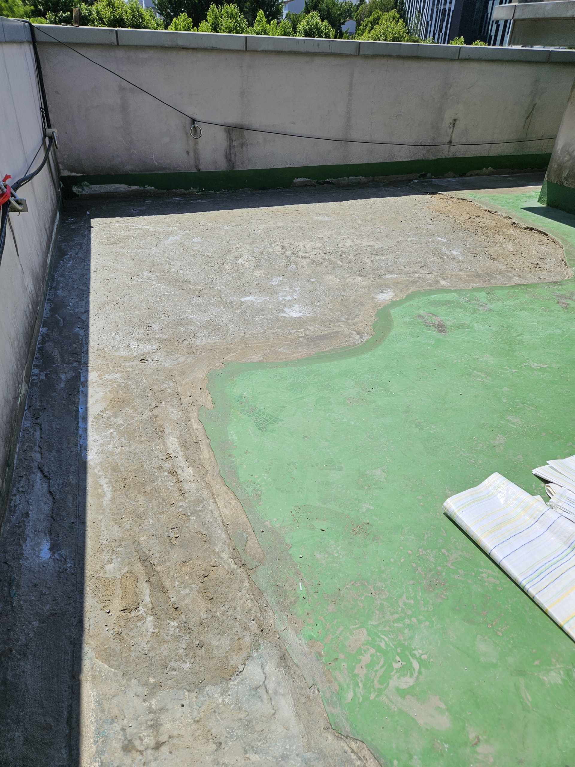 대왕중학교 — 옥상 방수