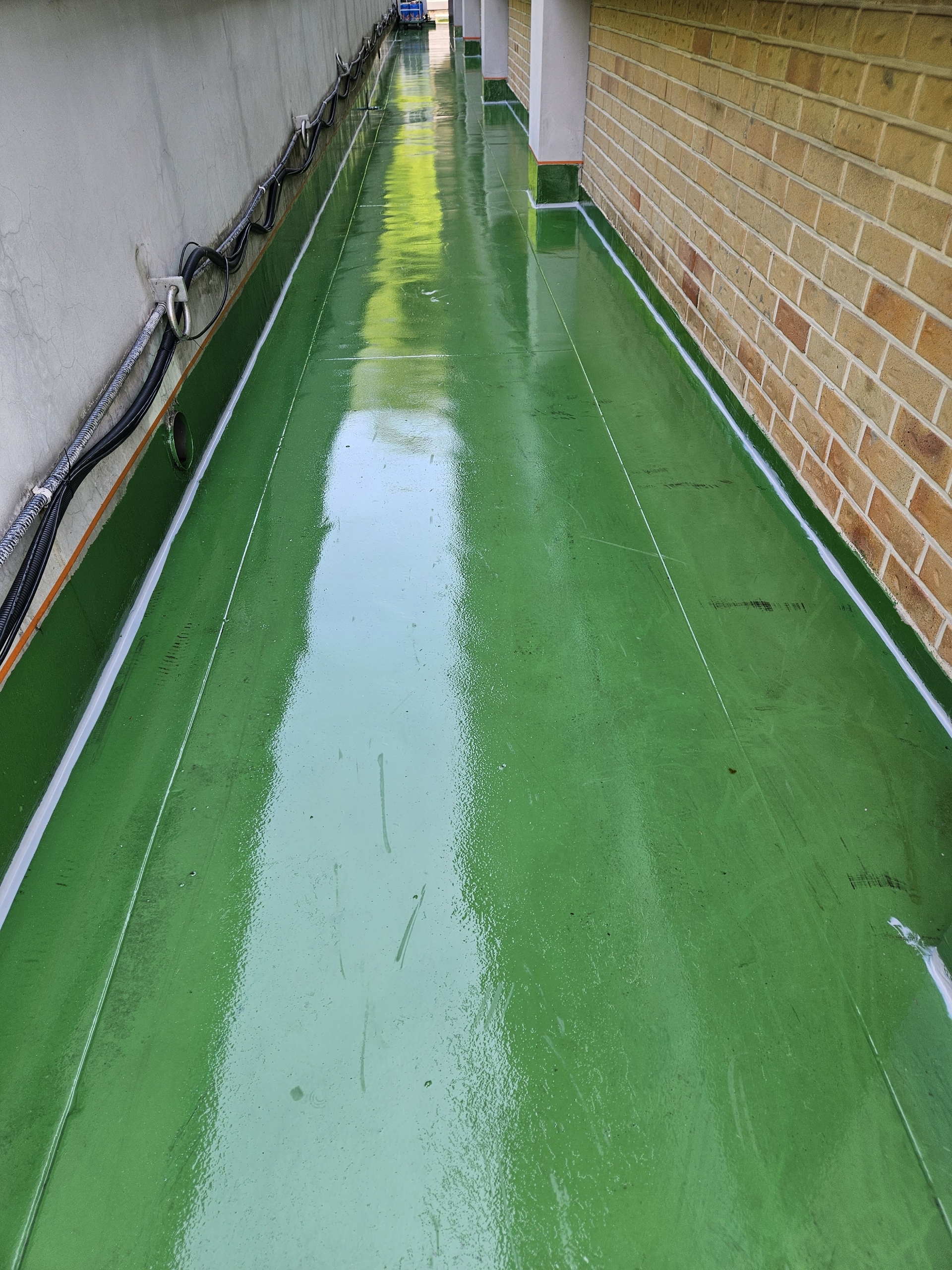 대왕중학교 — 옥상 방수