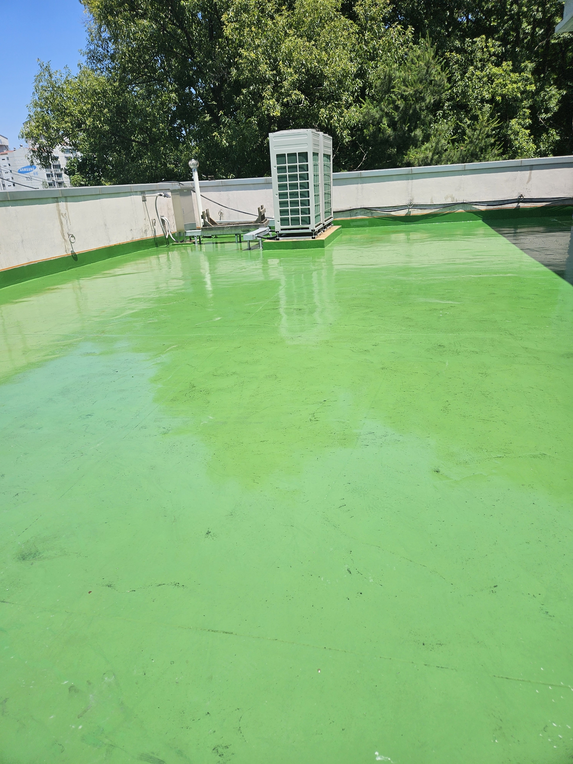 대왕중학교 — 옥상 방수