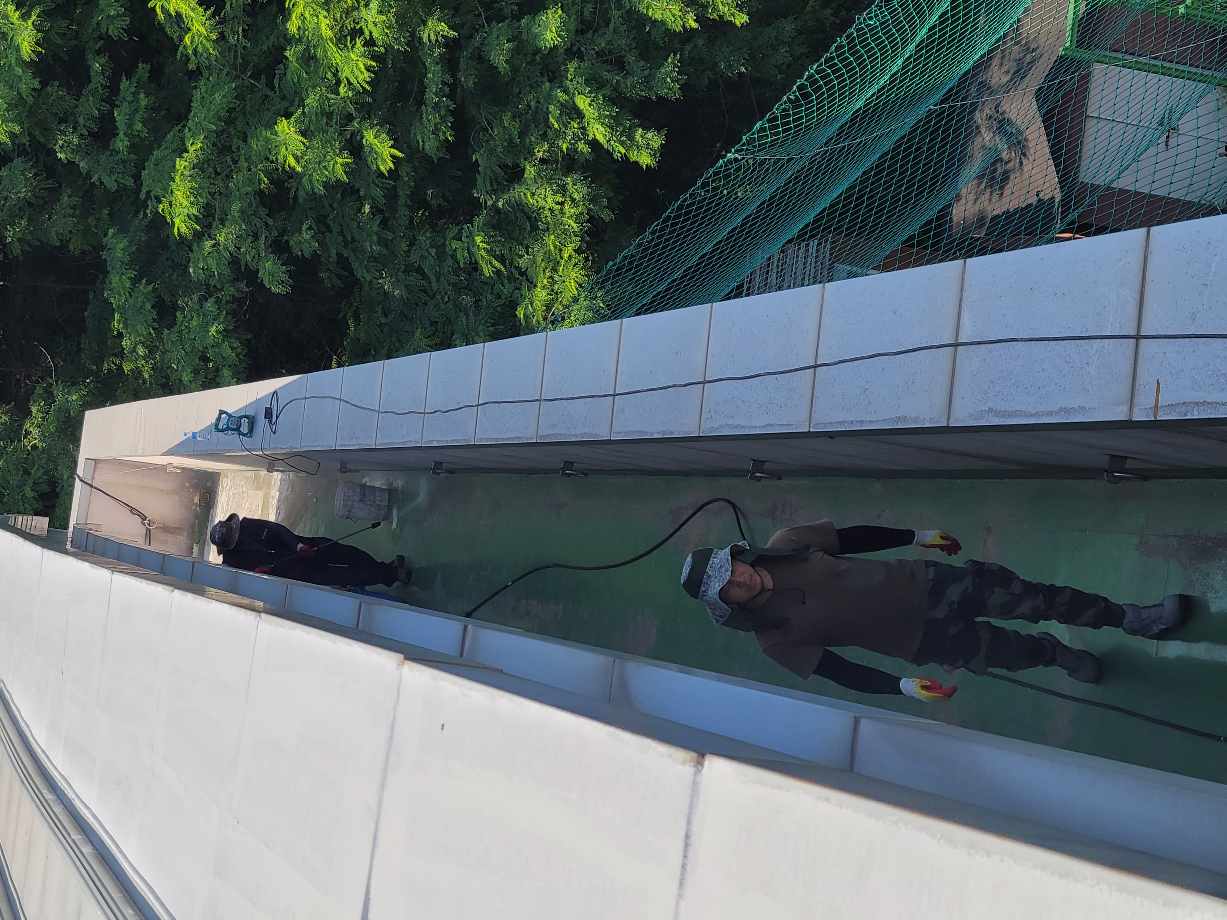 대왕중학교 — 옥상 방수