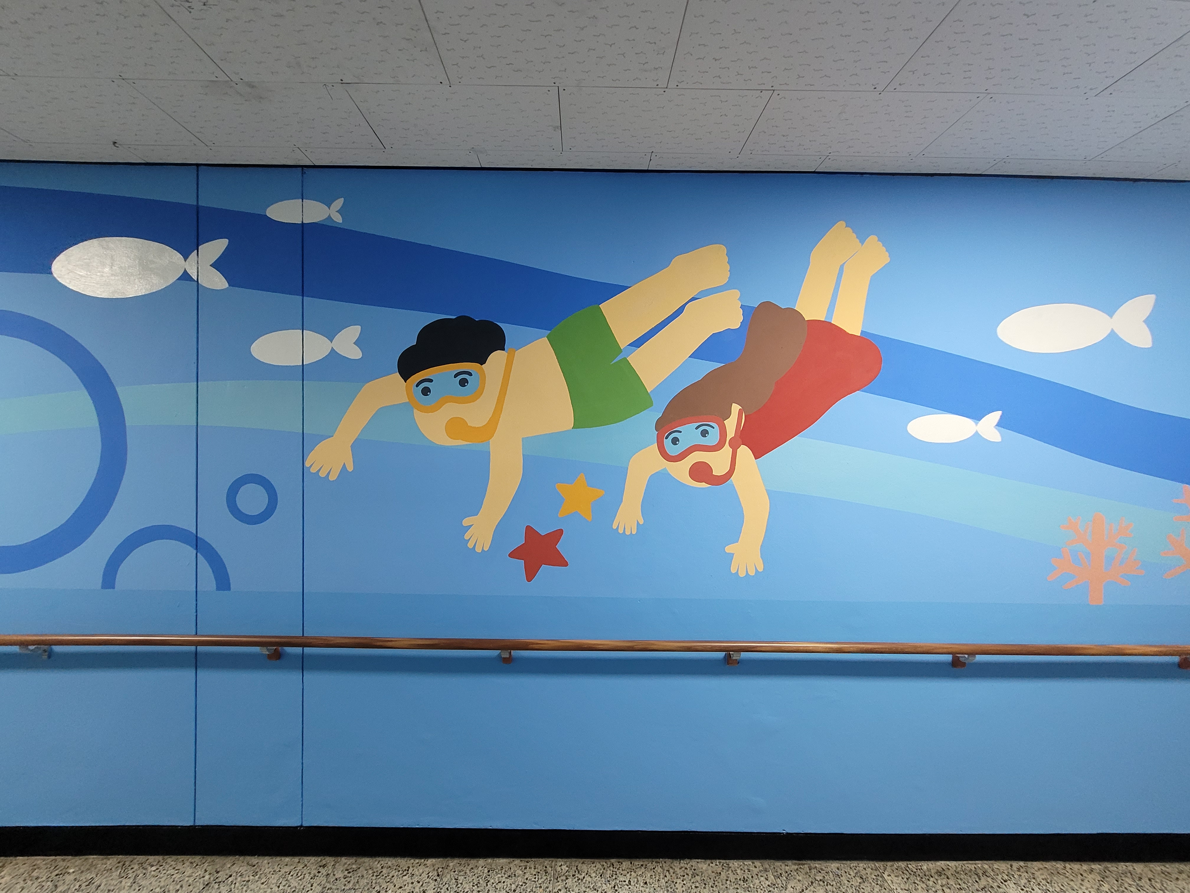 의정부 청룡초등학교 교내 벽화