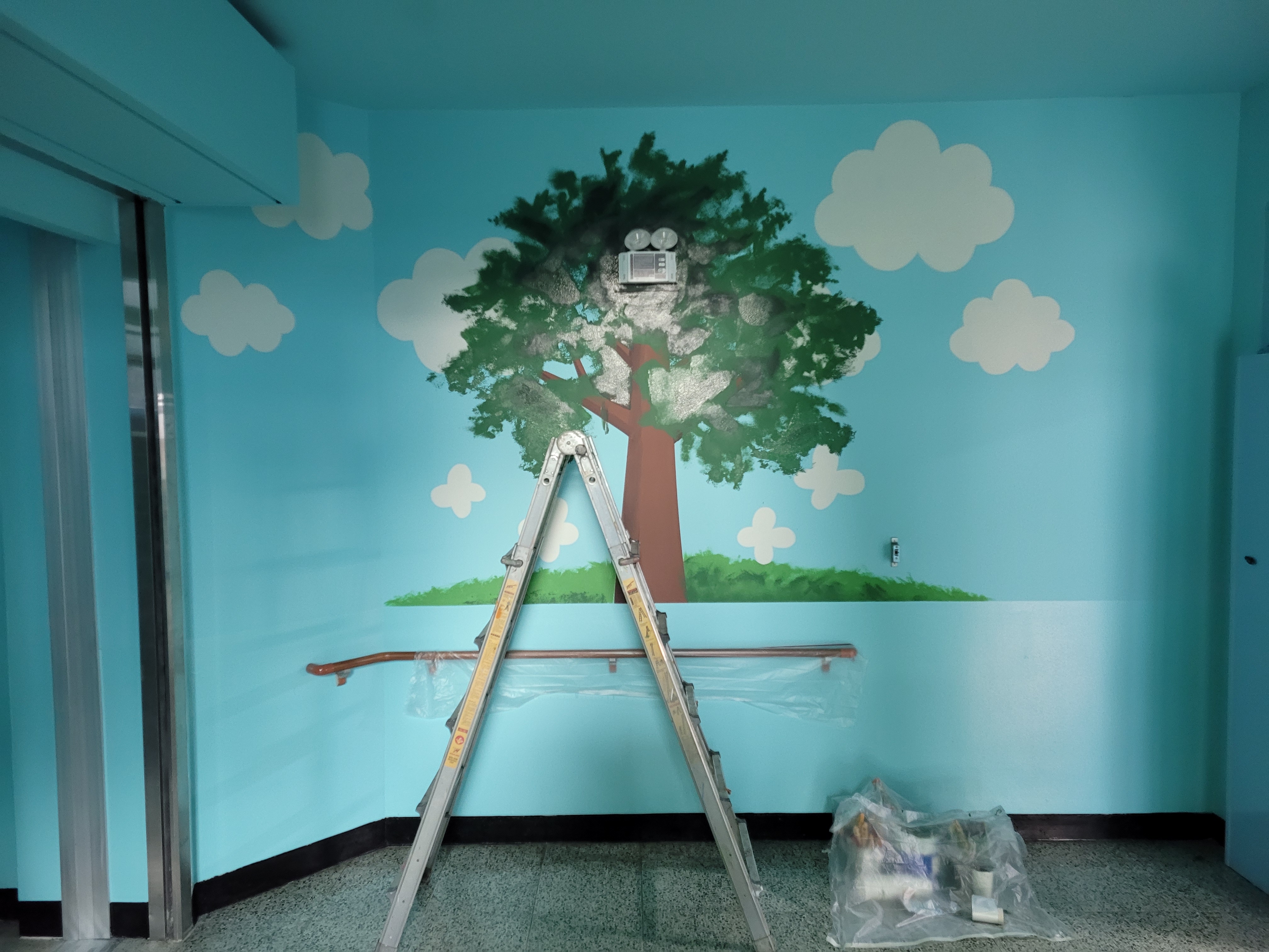 의정부 청룡초등학교 교내 벽화