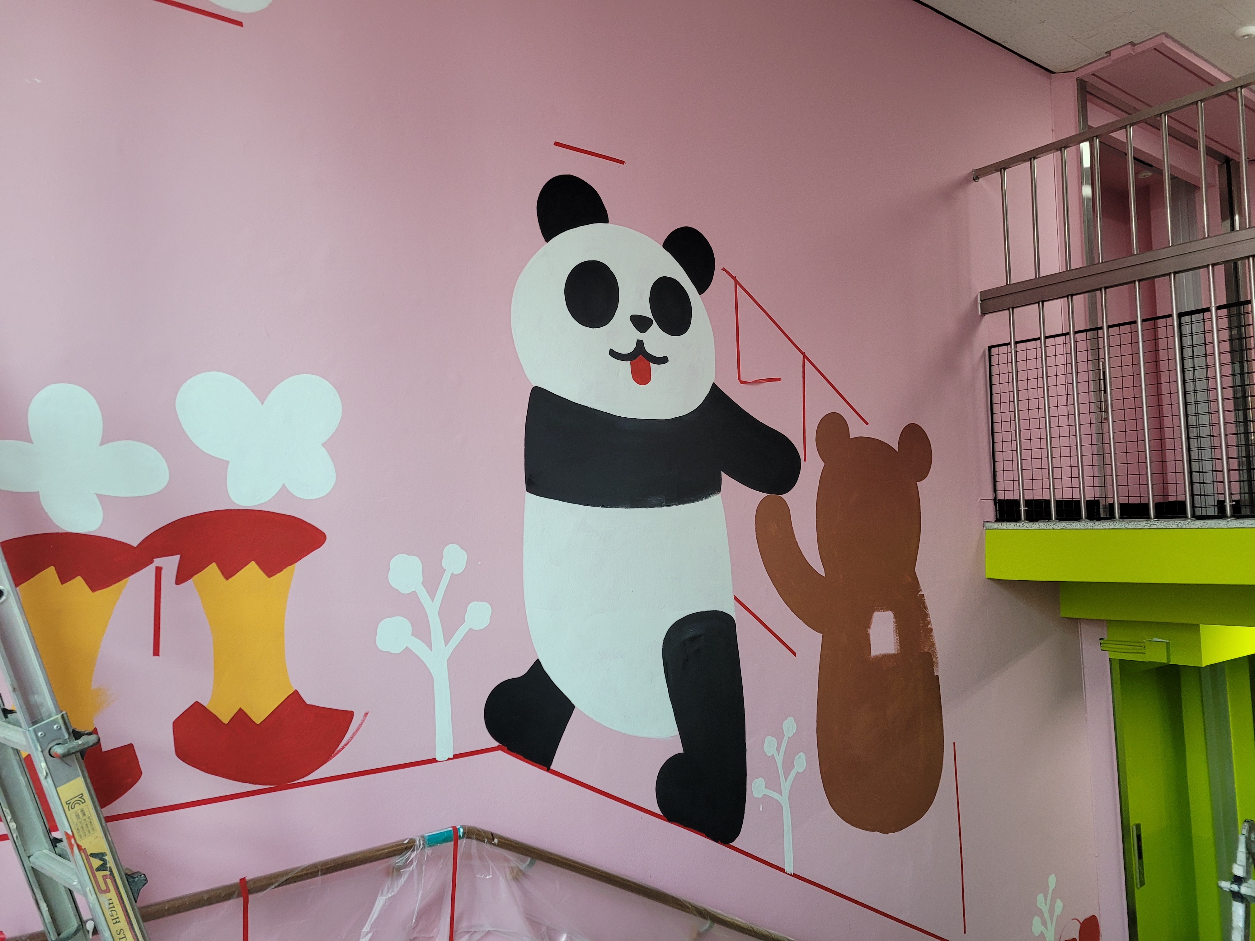 의정부 청룡초등학교 교내 벽화