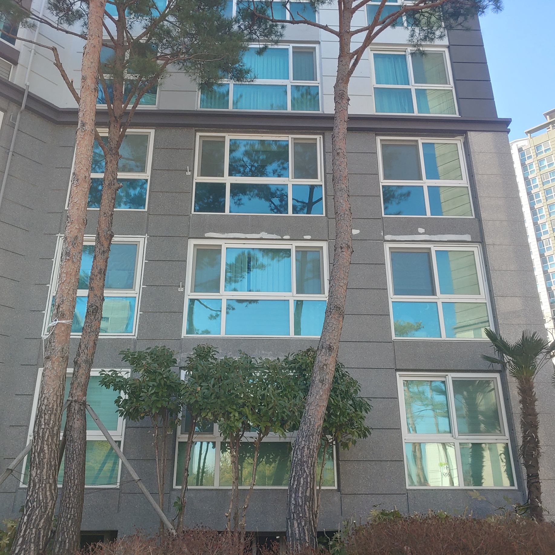 정관이지더원 아파트 — 외부 재도장