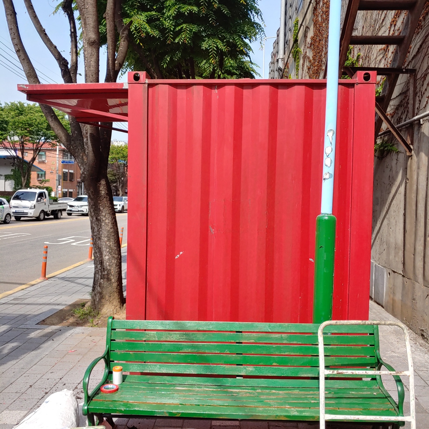 부천우체국 — 우체국 컨테이너 벽화