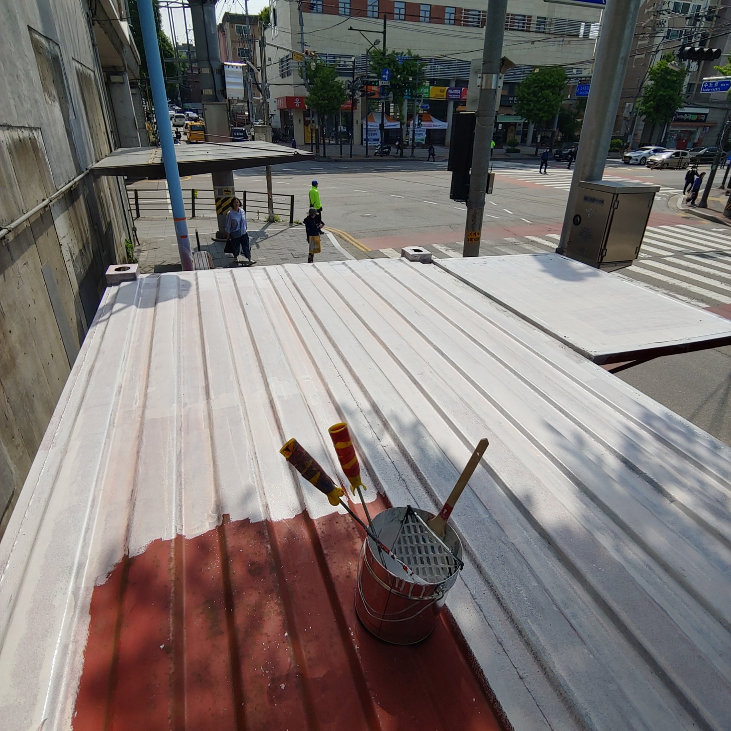 부천우체국 — 우체국 컨테이너 벽화