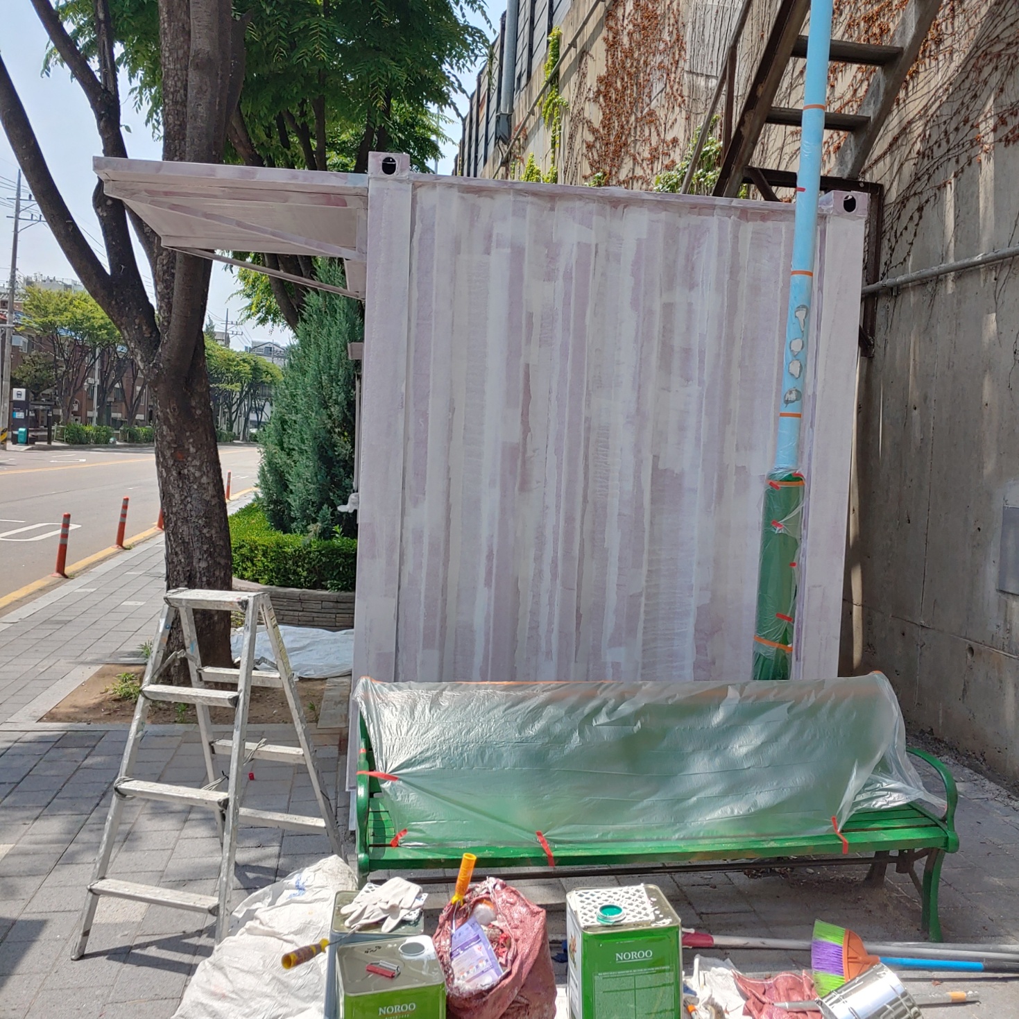 부천우체국 — 우체국 컨테이너 벽화