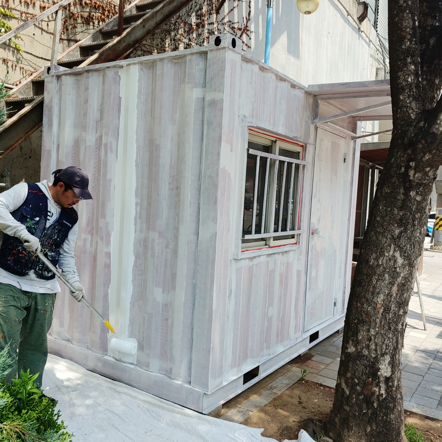 부천우체국 — 우체국 컨테이너 벽화