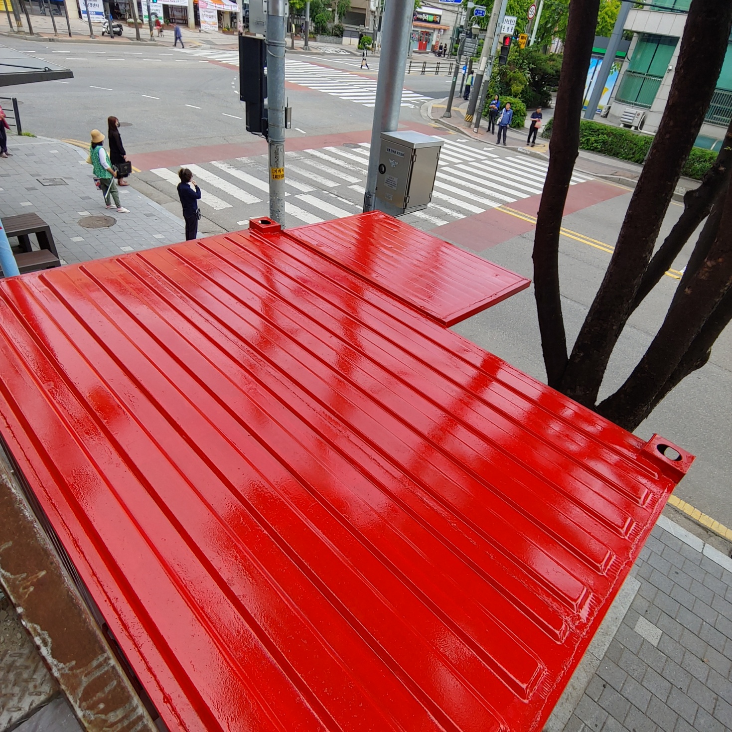 부천우체국 — 우체국 컨테이너 벽화