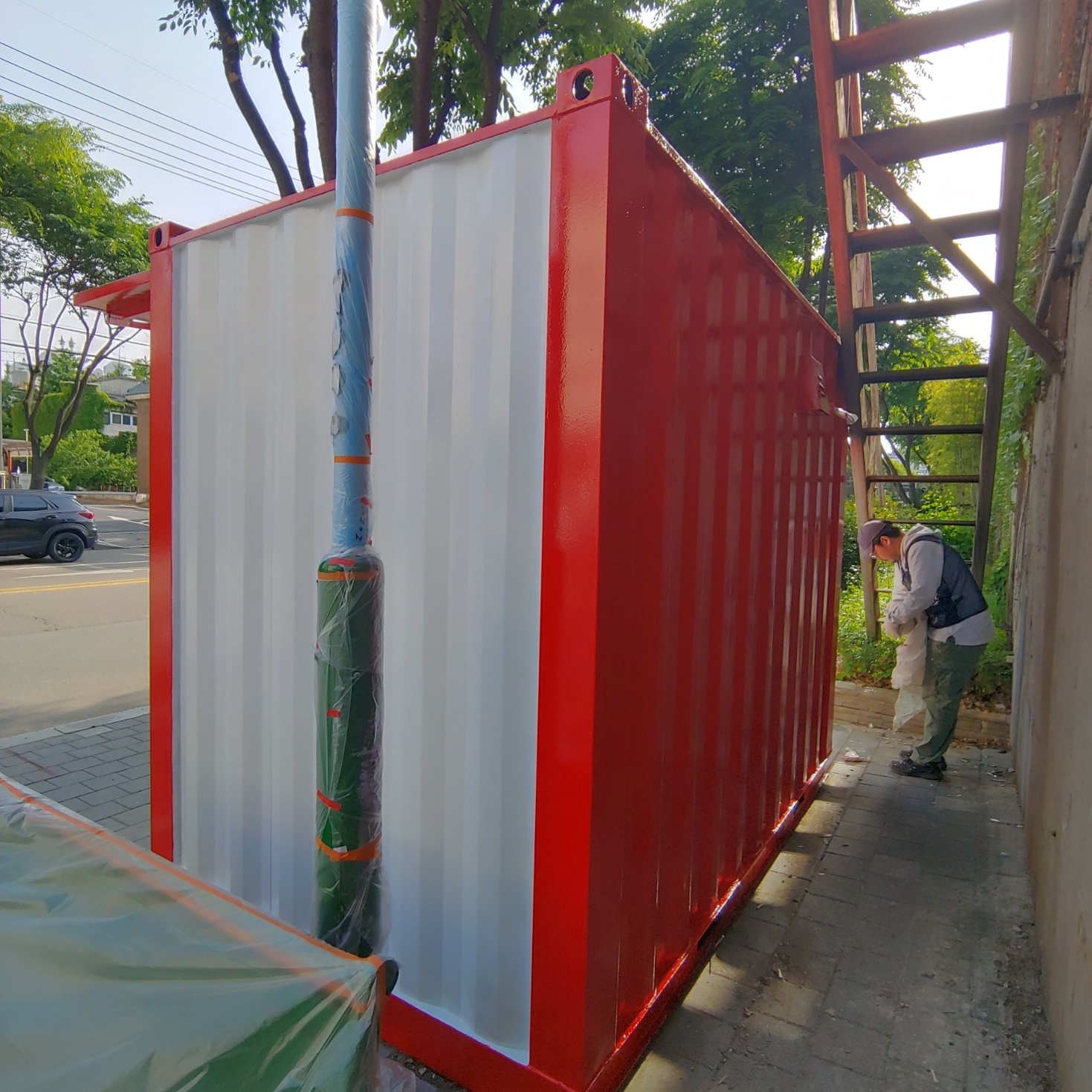 부천우체국 — 우체국 컨테이너 벽화