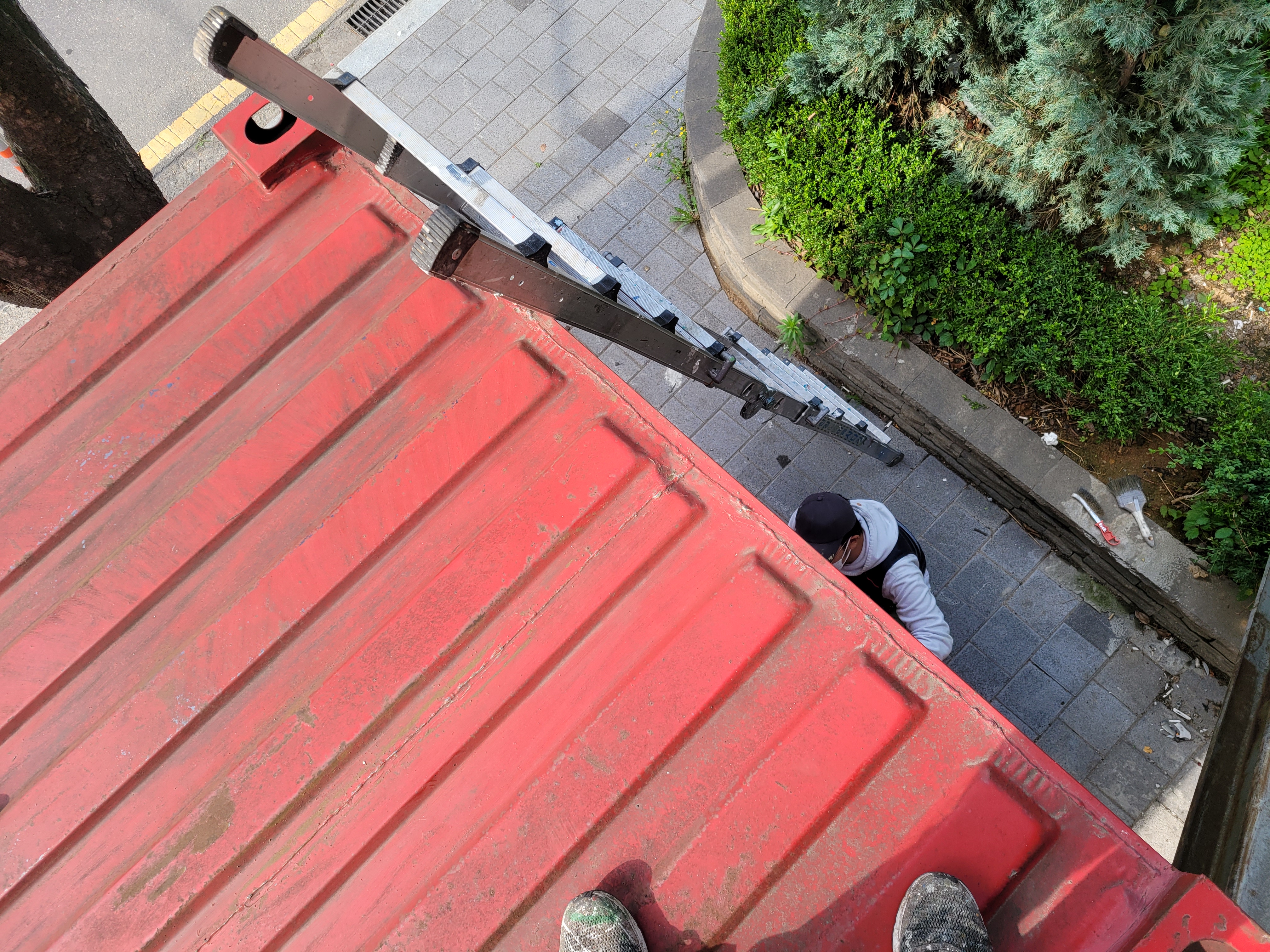 부천우체국 — 우체국 컨테이너 벽화