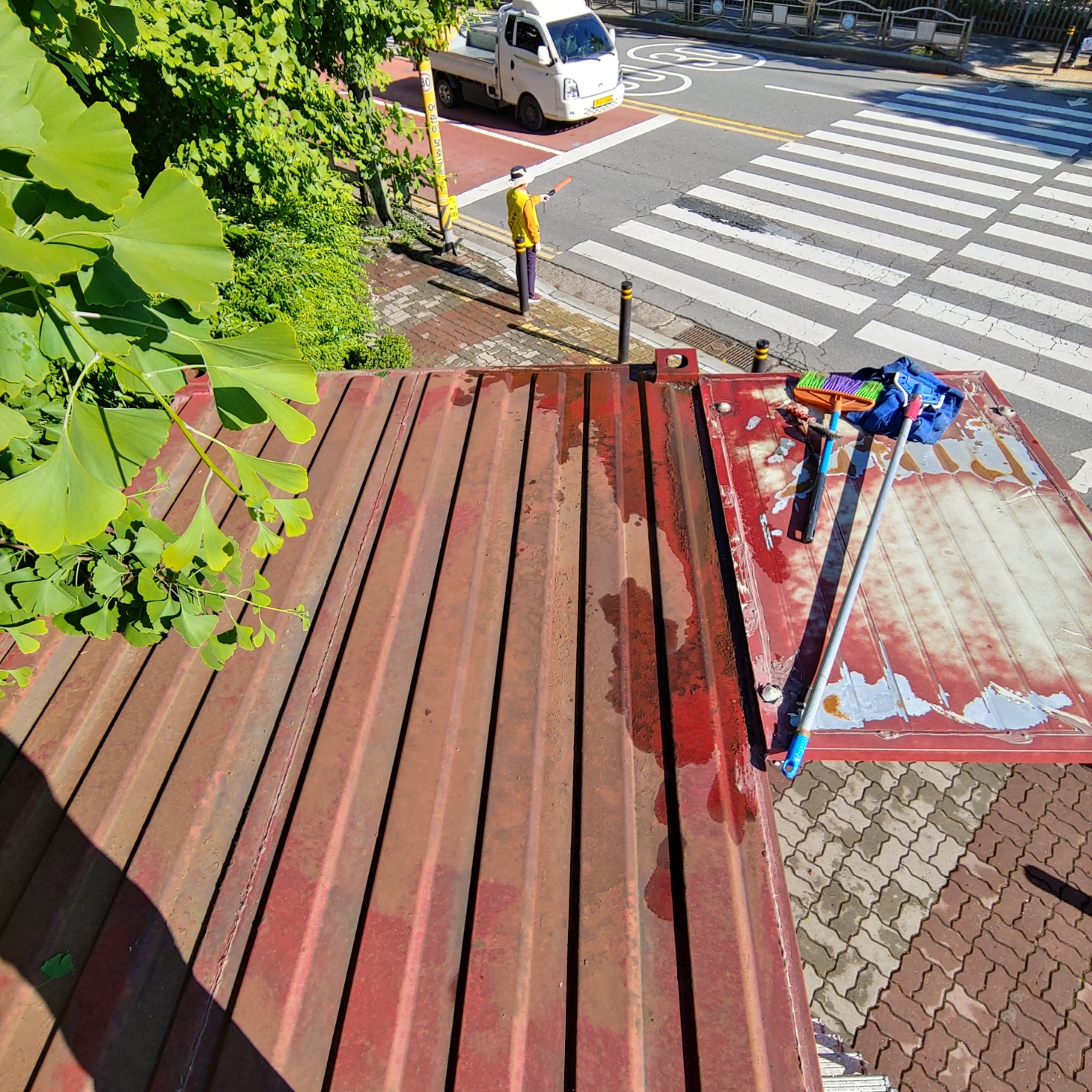 부천우체국 — 우체국 컨테이너 벽화