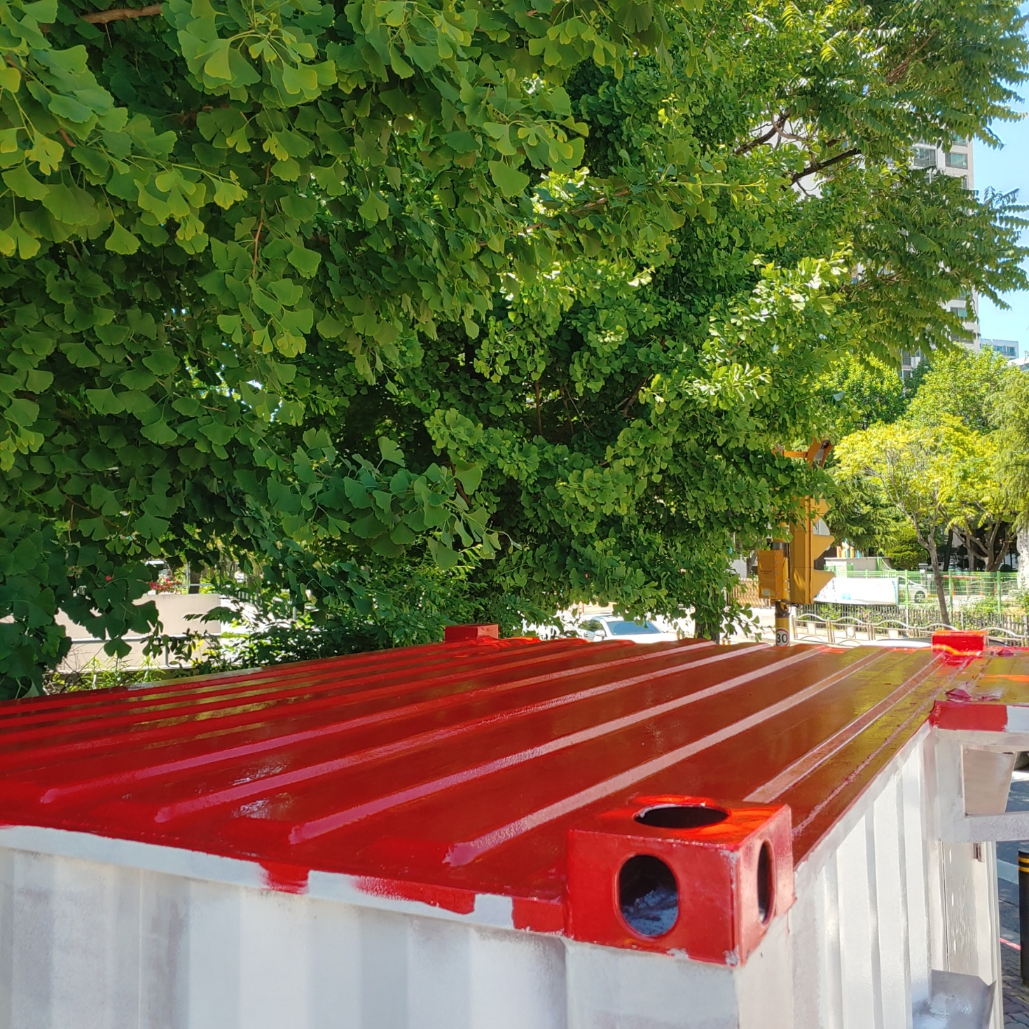 부천우체국 — 우체국 컨테이너 벽화