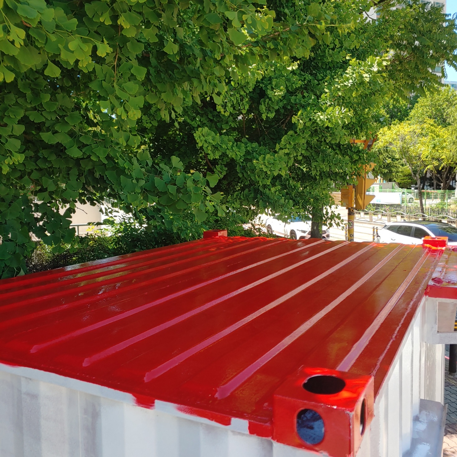 부천우체국 — 우체국 컨테이너 벽화