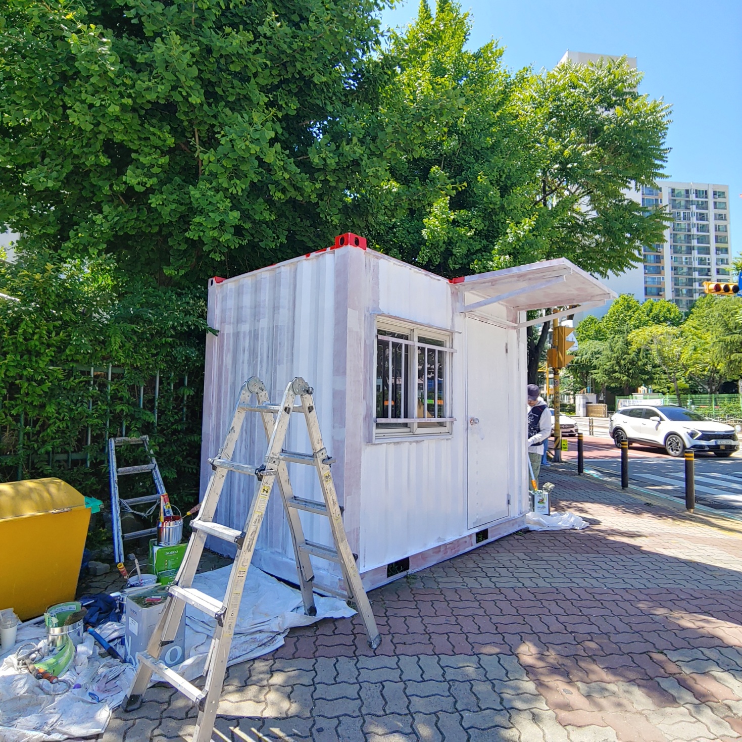 부천우체국 — 우체국 컨테이너 벽화